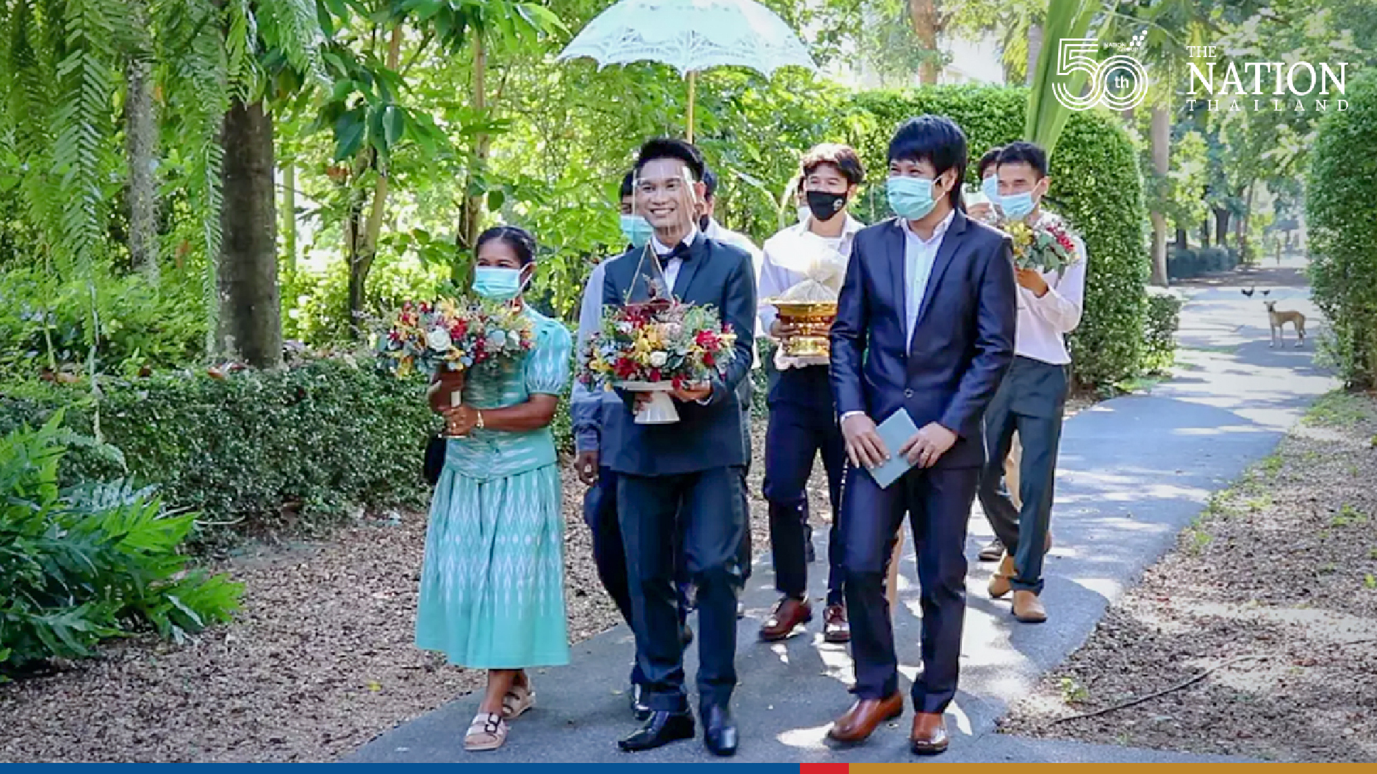 Khon Kaen couple tie the knot after three false starts due to Covid-19