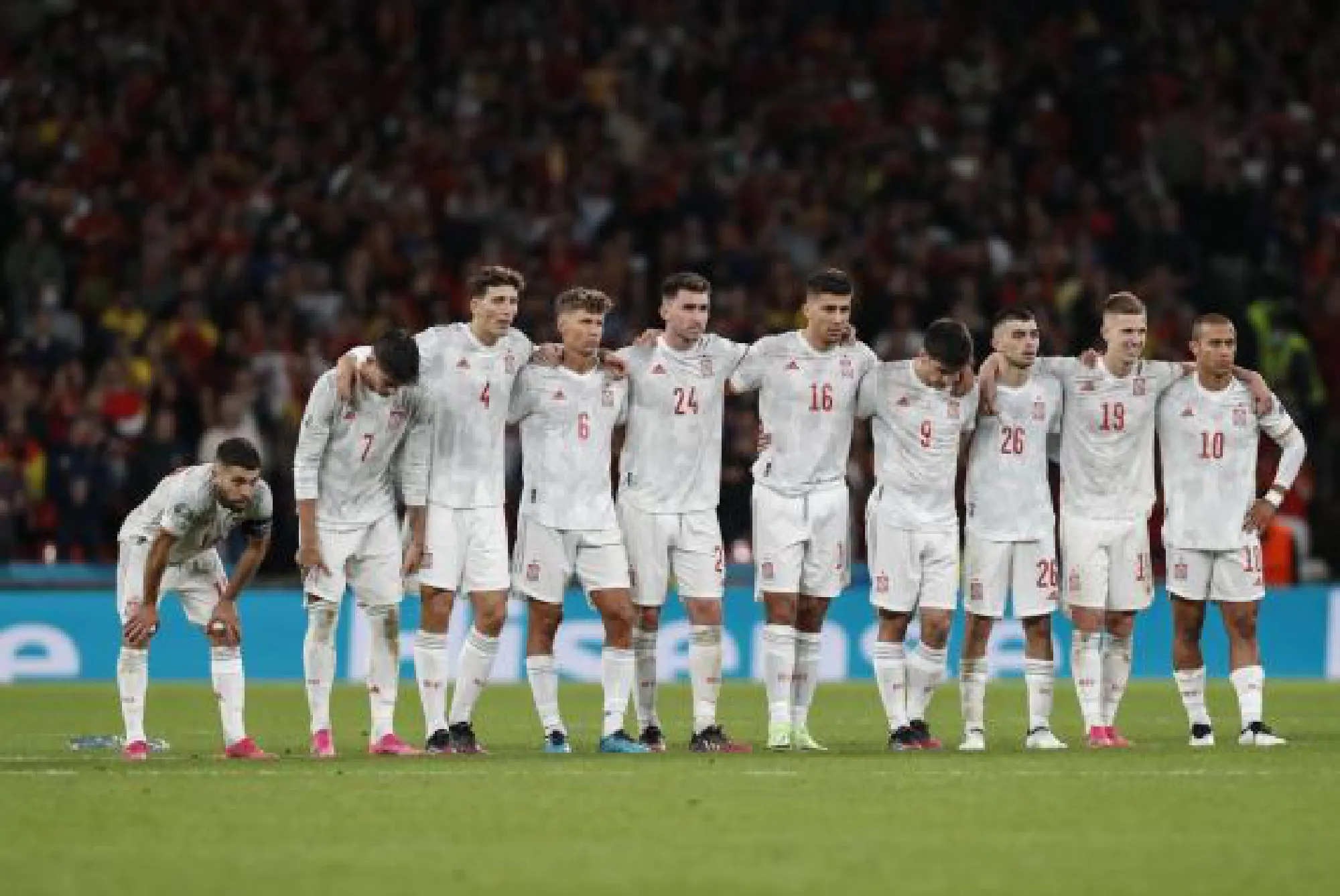 Luis Enrique reacted quickly with Alvaro Morata and Gerard Moreno quickly on the pitch, but things looked to be going Italy's way as they took the pace out of the game until the 80th minute when Morata collected the ball in midfield, exchanged passes with Olmo and scored with a low finish.