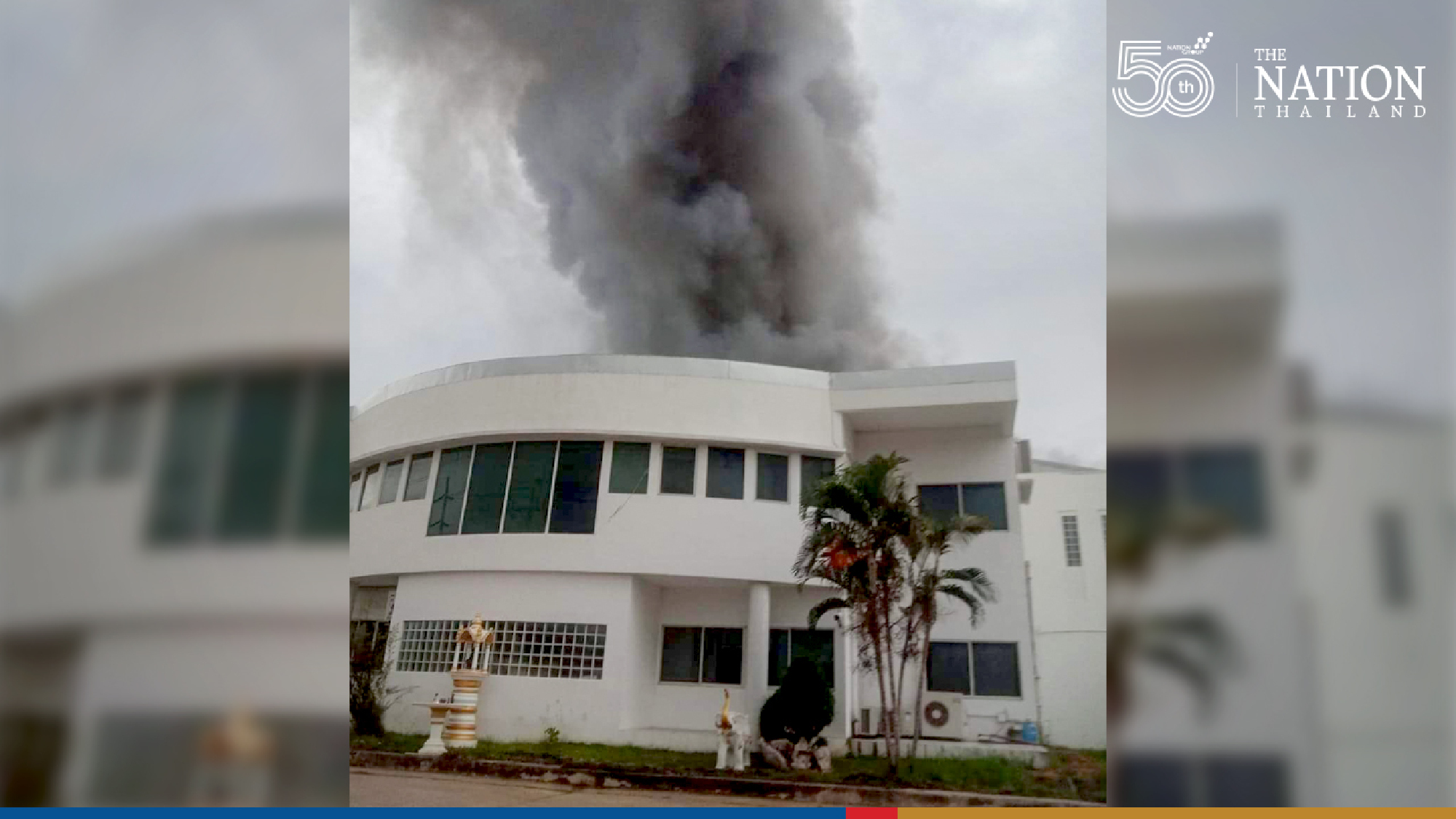 Firefighters busy again as blaze tears through Bangkok hotel supply factory