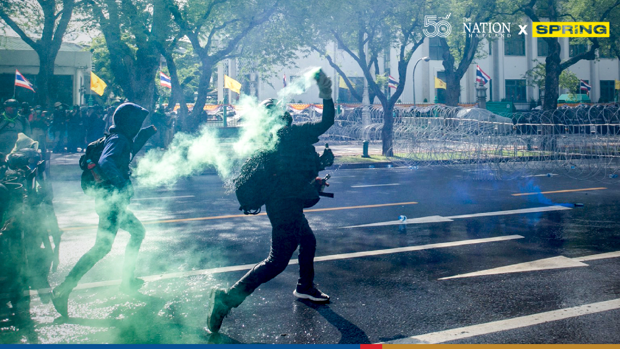 Police fire at pro-democracy protesters marching to Government House
