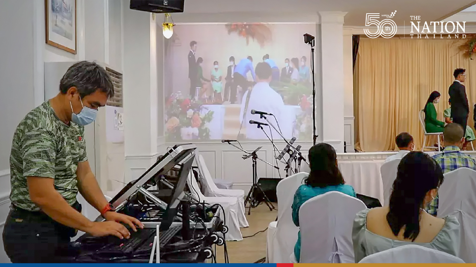 Khon Kaen couple tie the knot after three false starts due to Covid-19