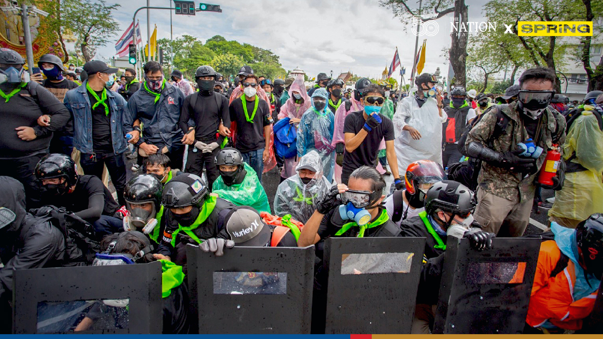 Tear gas was ‘standard procedure’ for pro-democracy protest on Sunday, say police