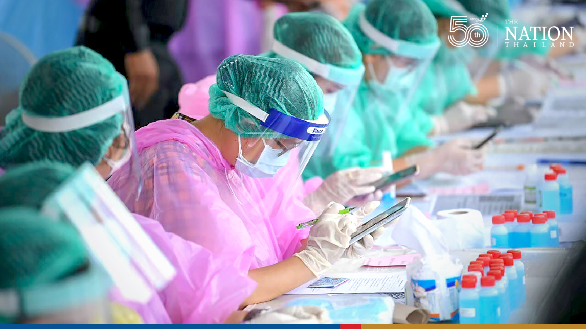 Bangkok battles rising contagion with rapid antigen tests