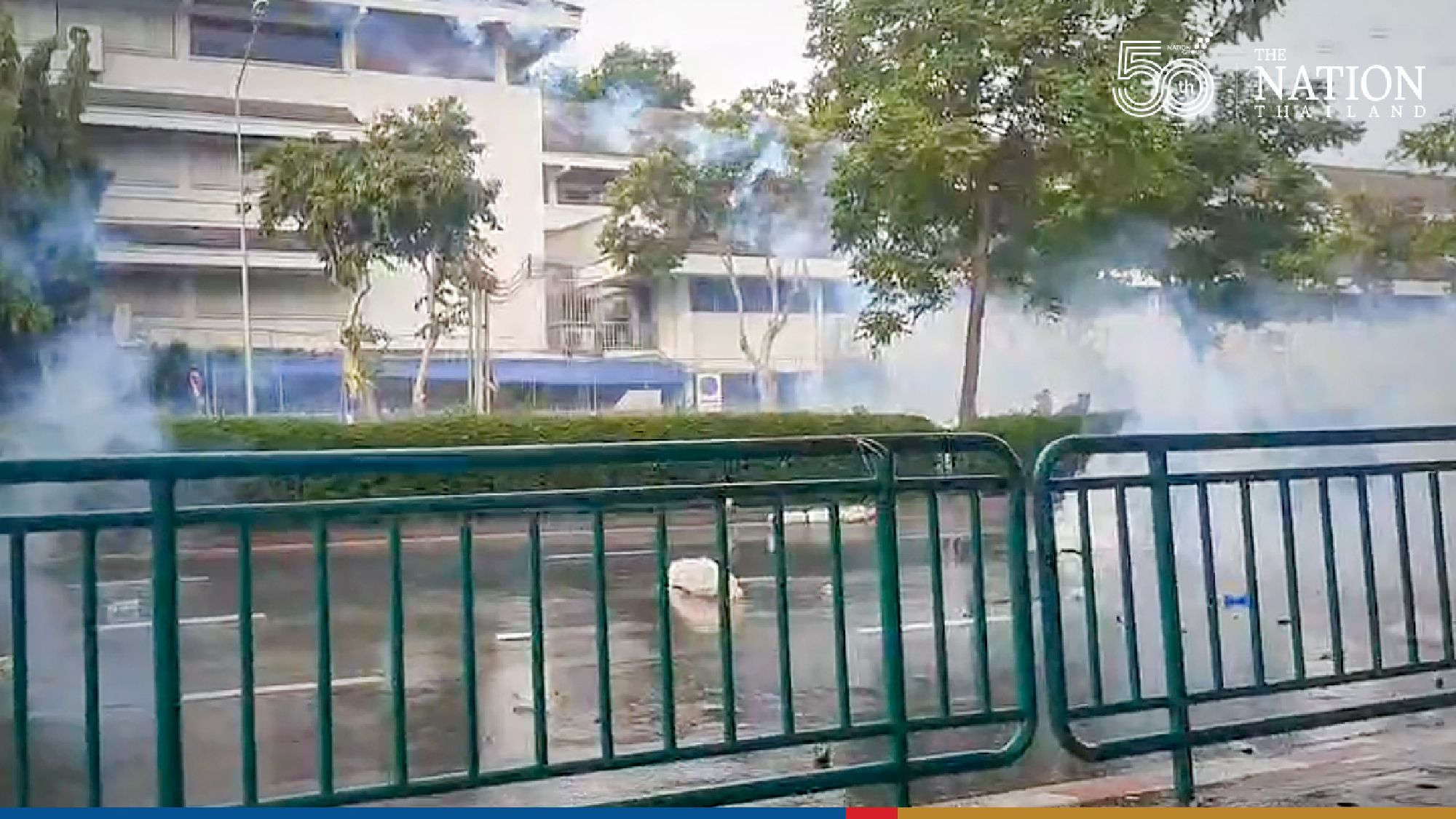 Police fire at pro-democracy protesters marching to Government House