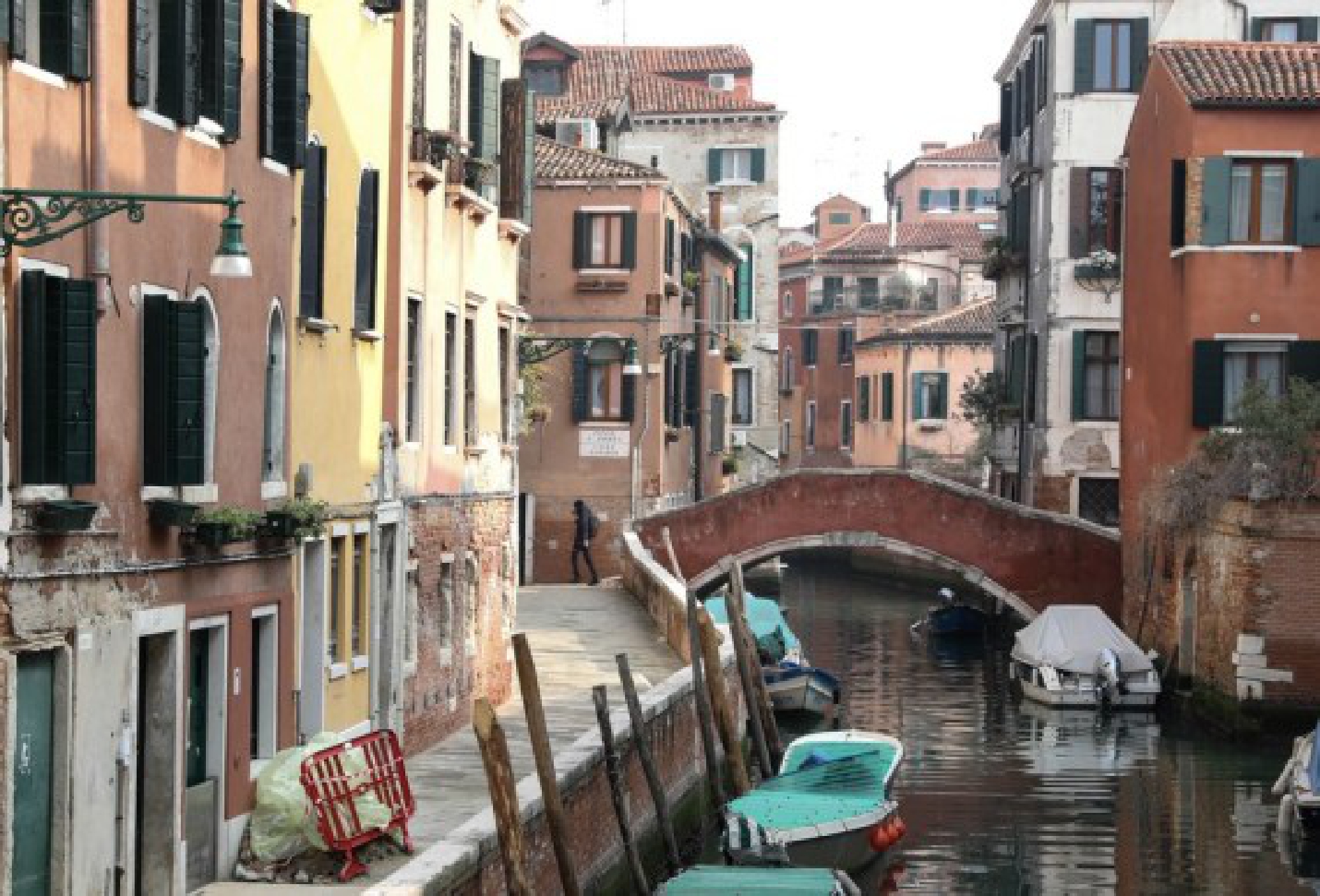 Photo taken on Feb. 23, 2020 shows a view in Venice, Italy.
