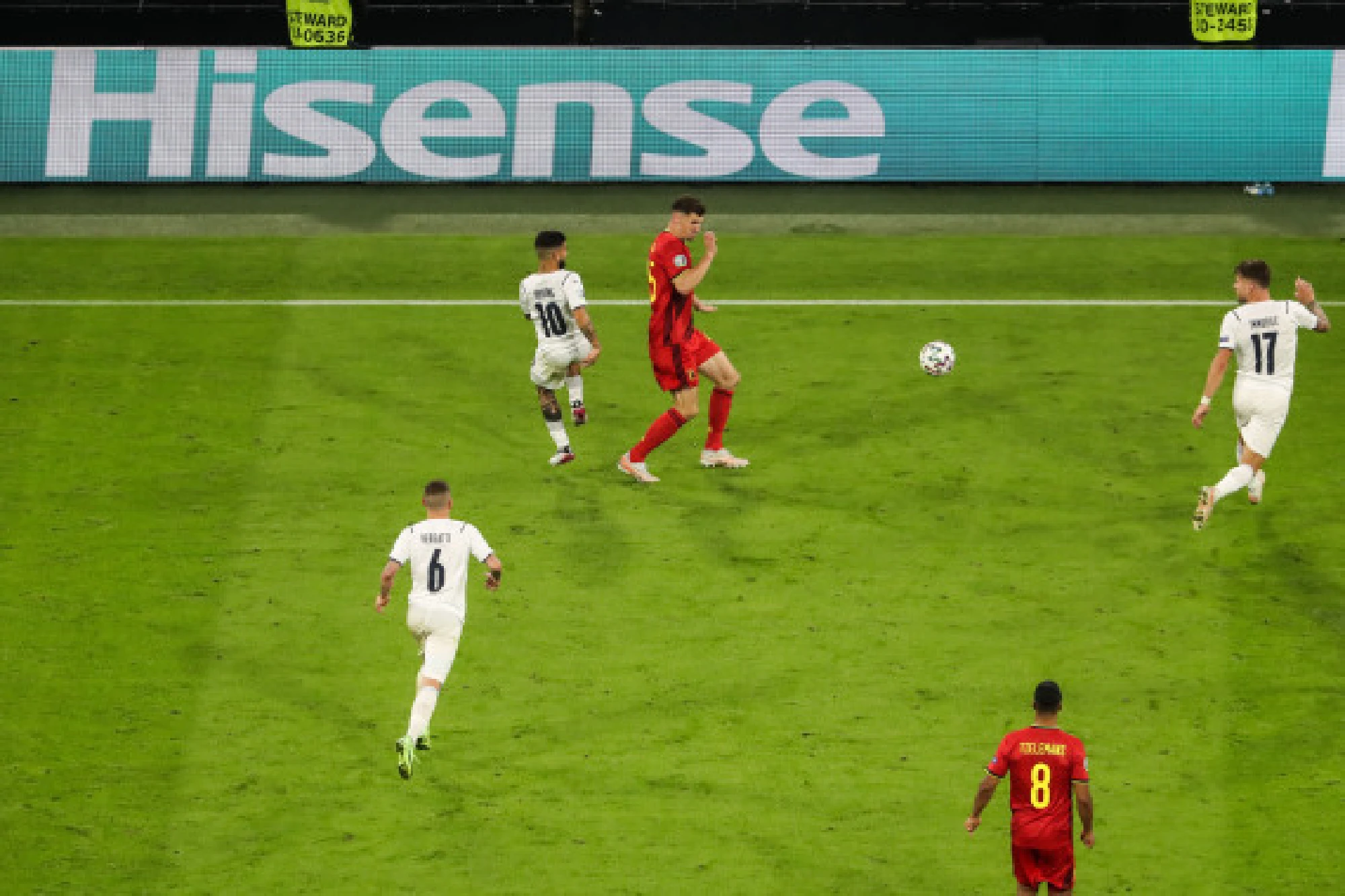 Robert Martinez' side increased the pressure but couldn't do much damage to Italy's bulwark. Belgium's golden and last chance came in the closing stages when Doku pulled a long-range effort just over the crossbar.