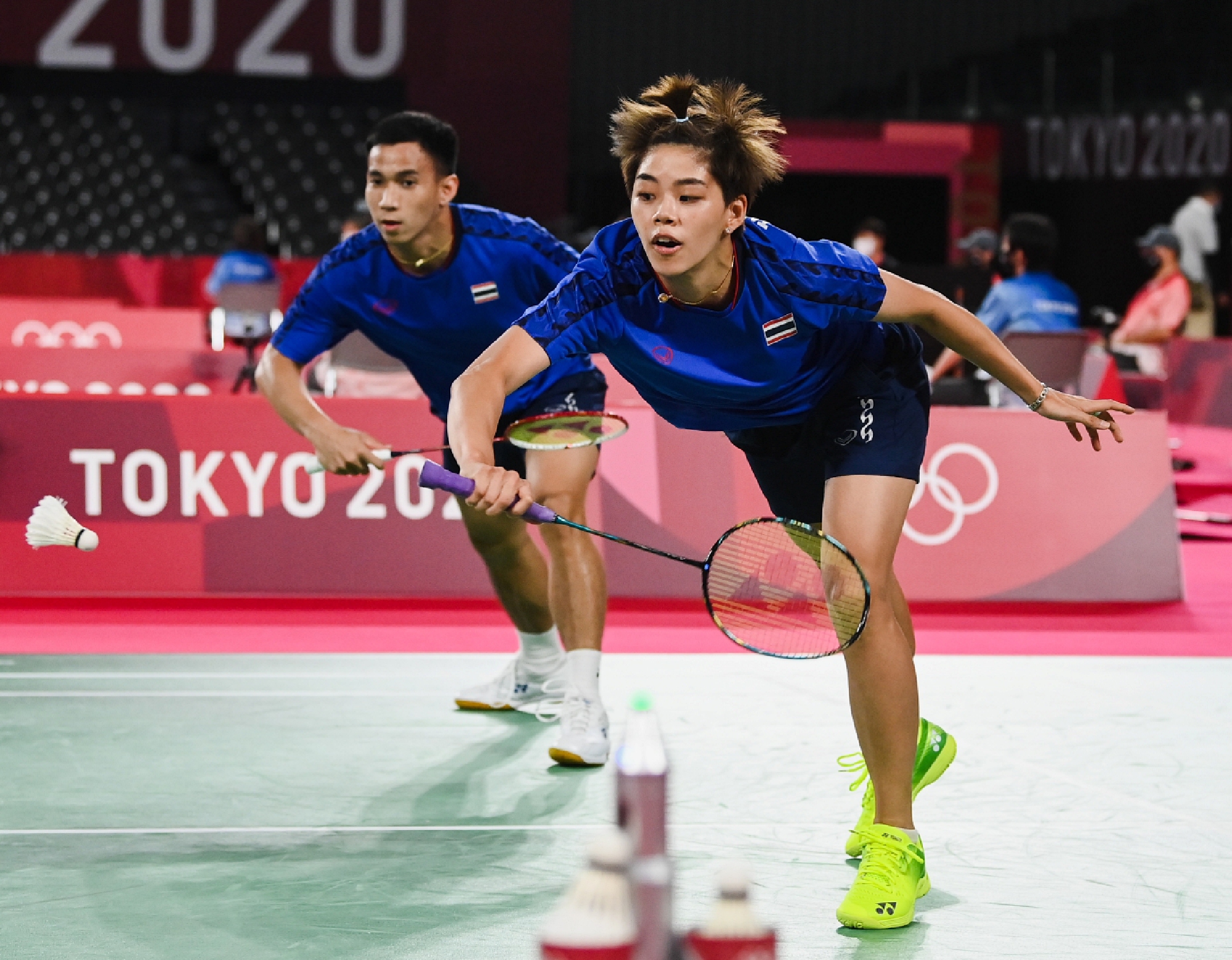 Isarapa upsets odds at shooting range as Thai shuttlers qualify at Olympics.