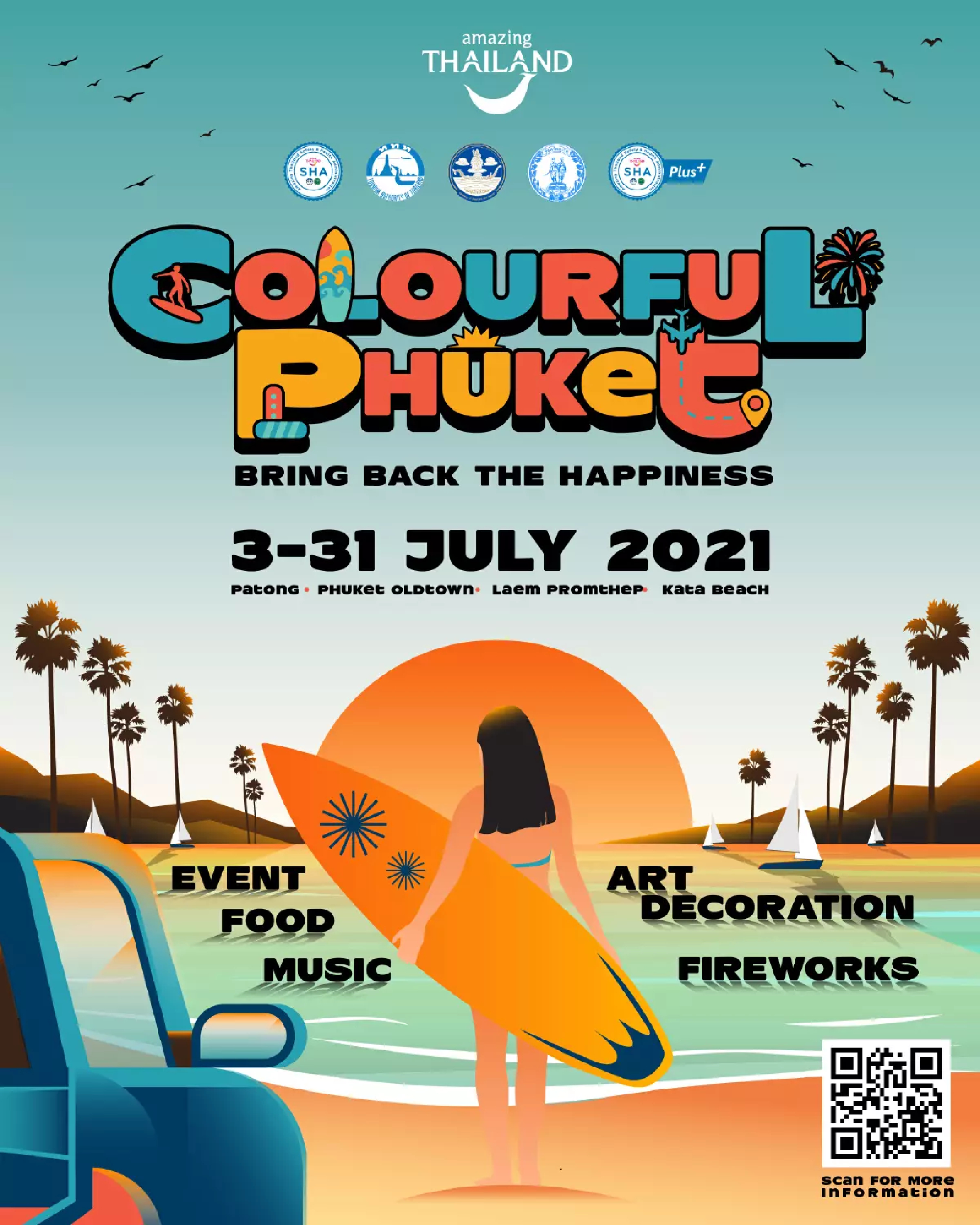 TATs “Colourful Phuket” campaign kicks off today to attract sandbox tourists