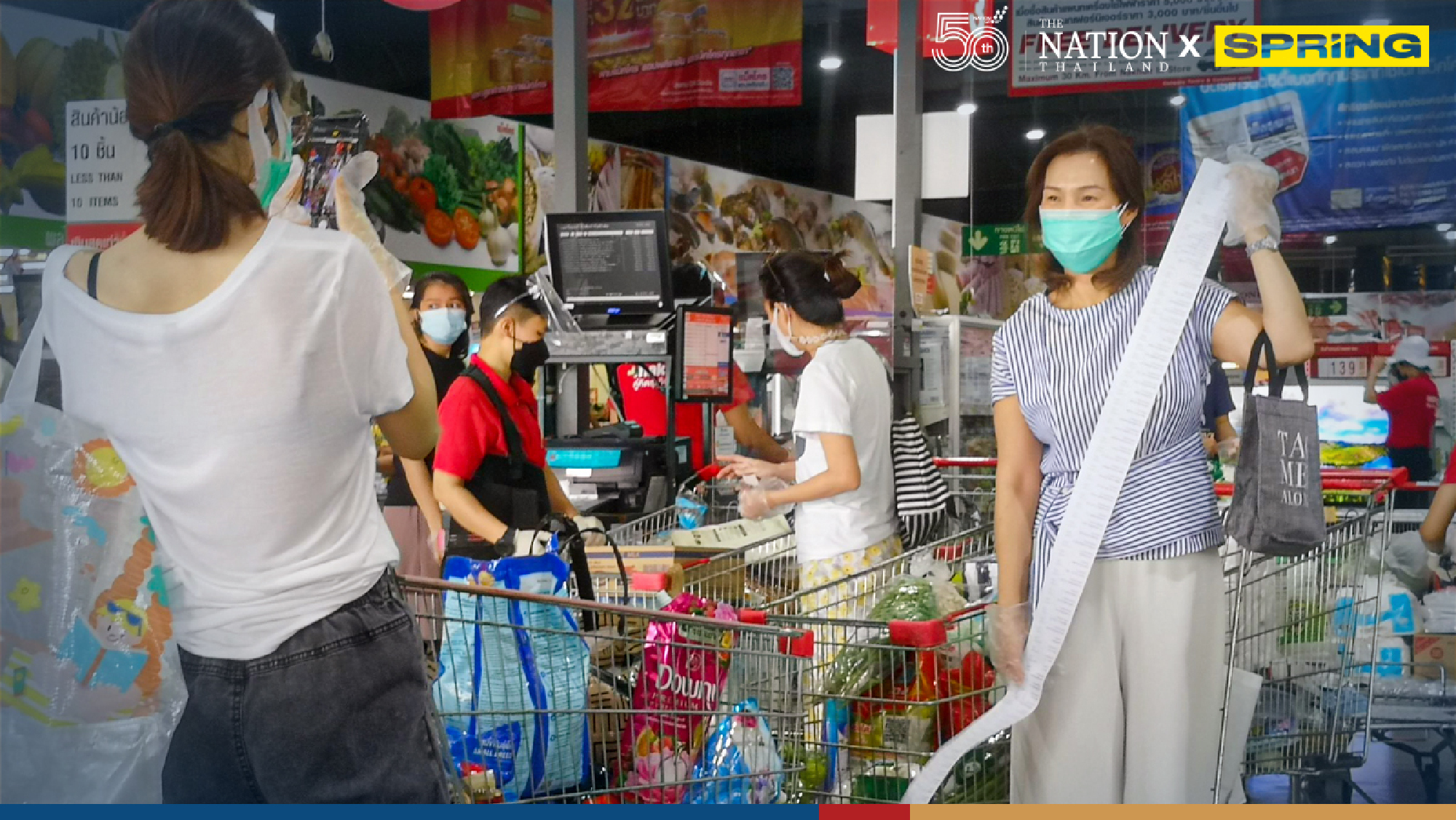 Shopping frenzy as people stock up ahead of possible lockdown