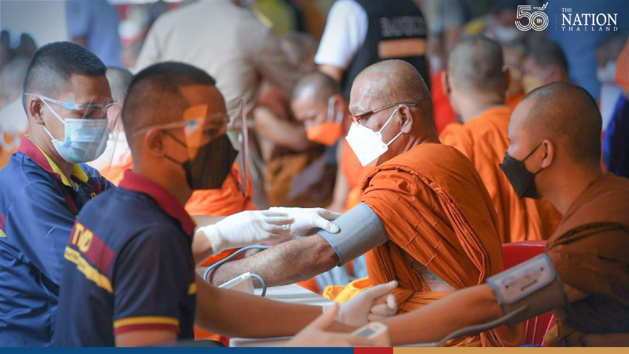 BMA launches drive to inoculate monks in Bangkok