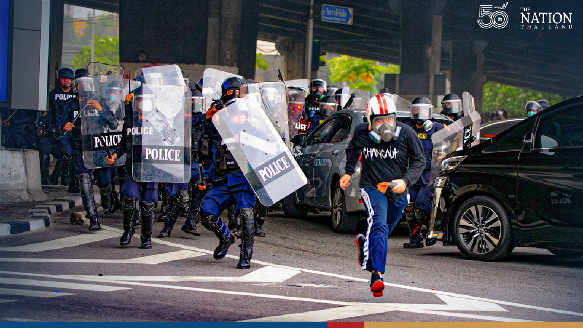 City police detain 48 protesters, seize 122 motorcycles