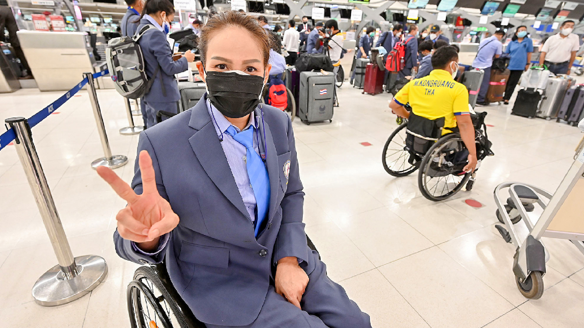 Thai athletes fly off on quest for Tokyo Paralympics gold