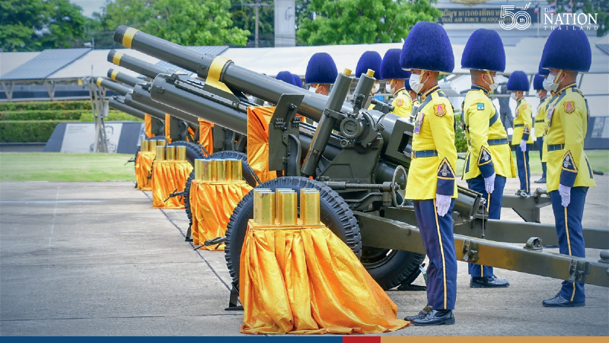 Royal Thai Armed Forces mark HM Queen Mother’s birthday with 21-gun salute