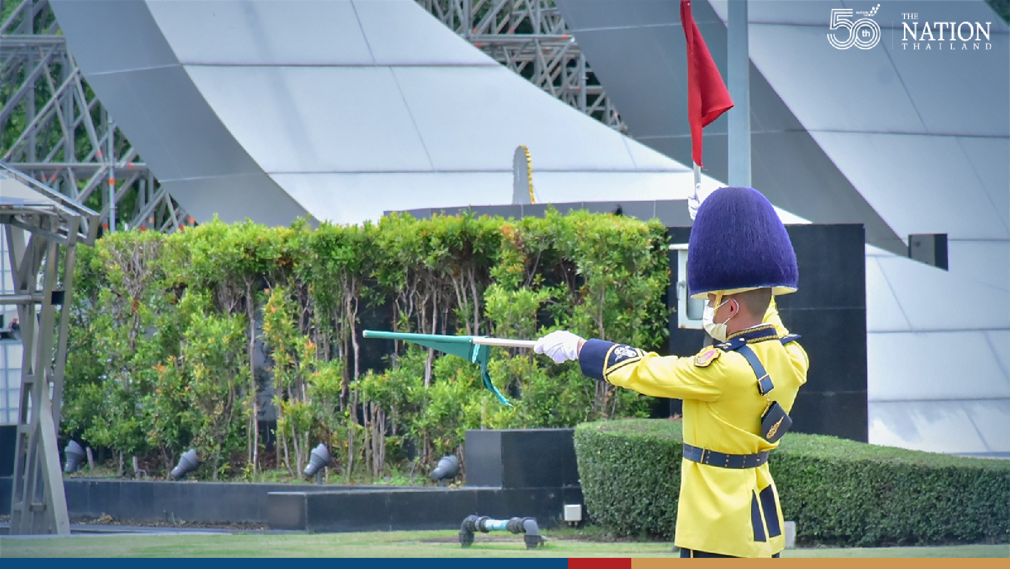 Royal Thai Armed Forces mark HM Queen Mother’s birthday with 21-gun salute