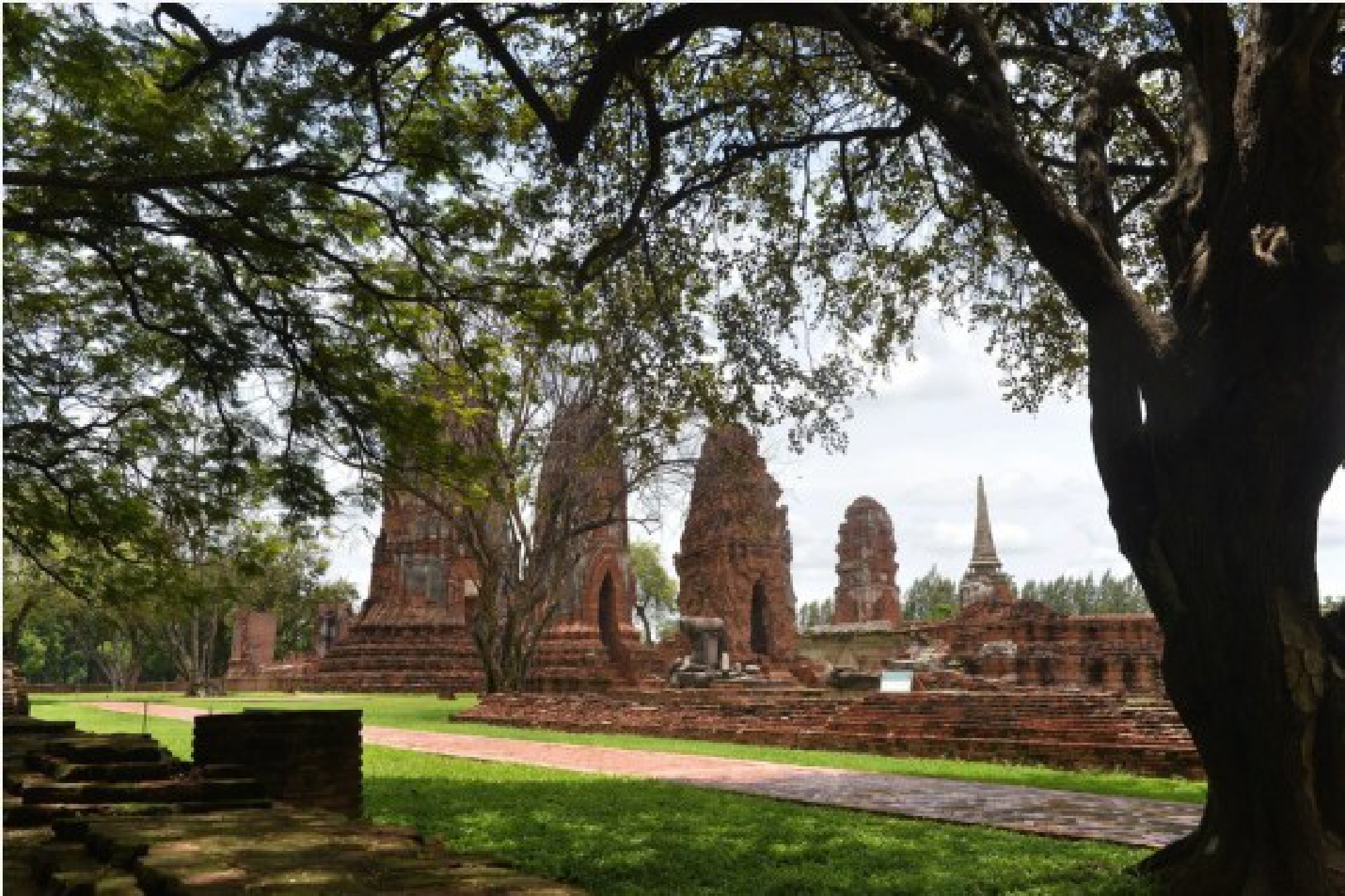 Photo taken on Aug. 17, 2021, shows the historic city of Ayutthaya in Ayutthaya, Thailand.