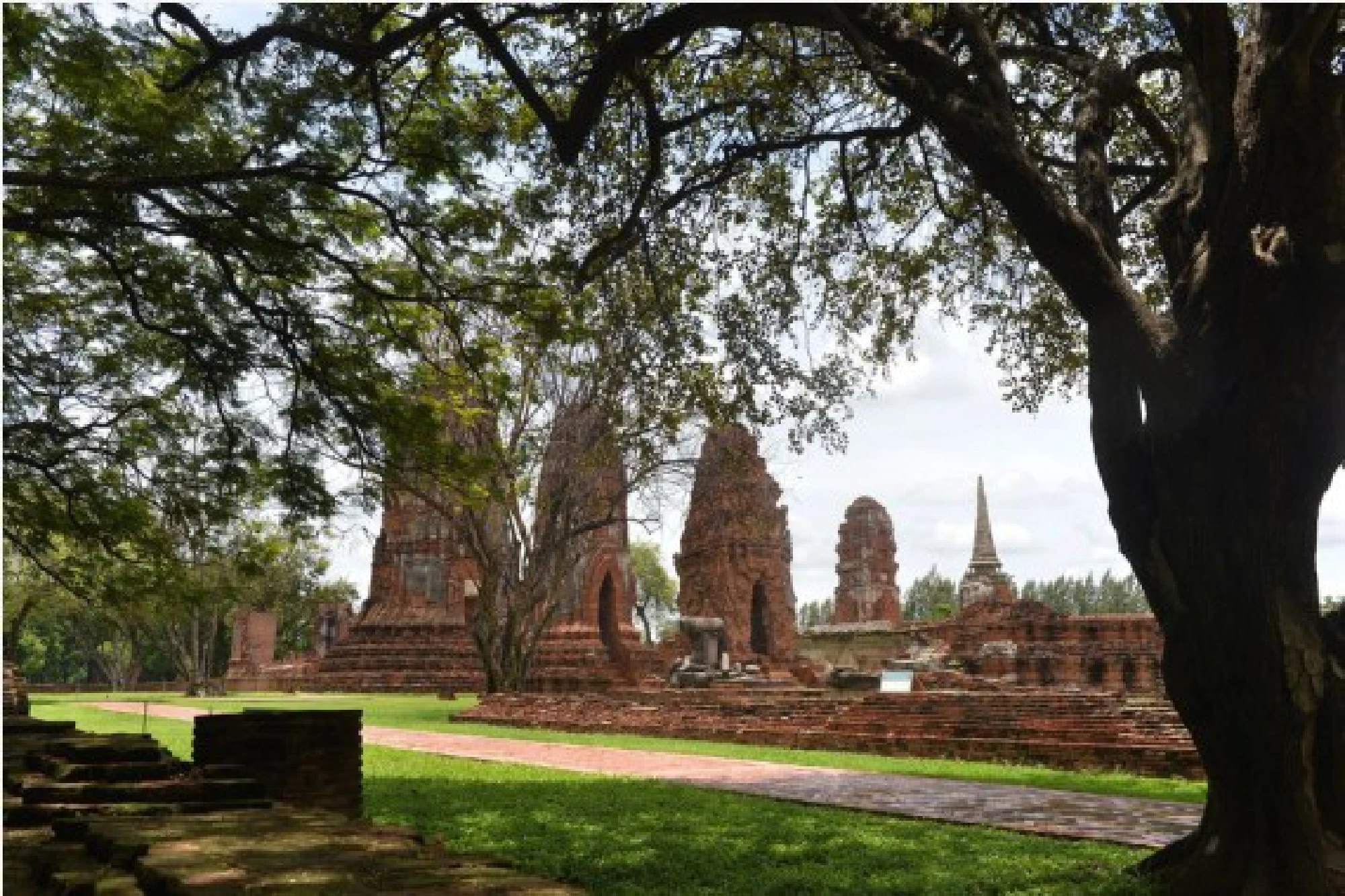 Photo taken on Aug. 17, 2021, shows the historic city of Ayutthaya in Ayutthaya, Thailand.
