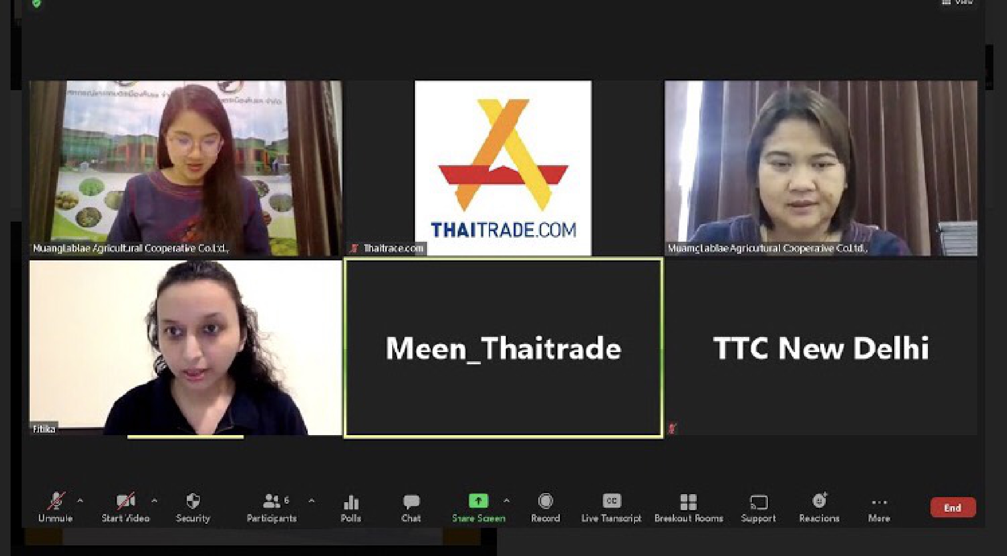 Thai farmers reap THB79.46m in exports from online business matching