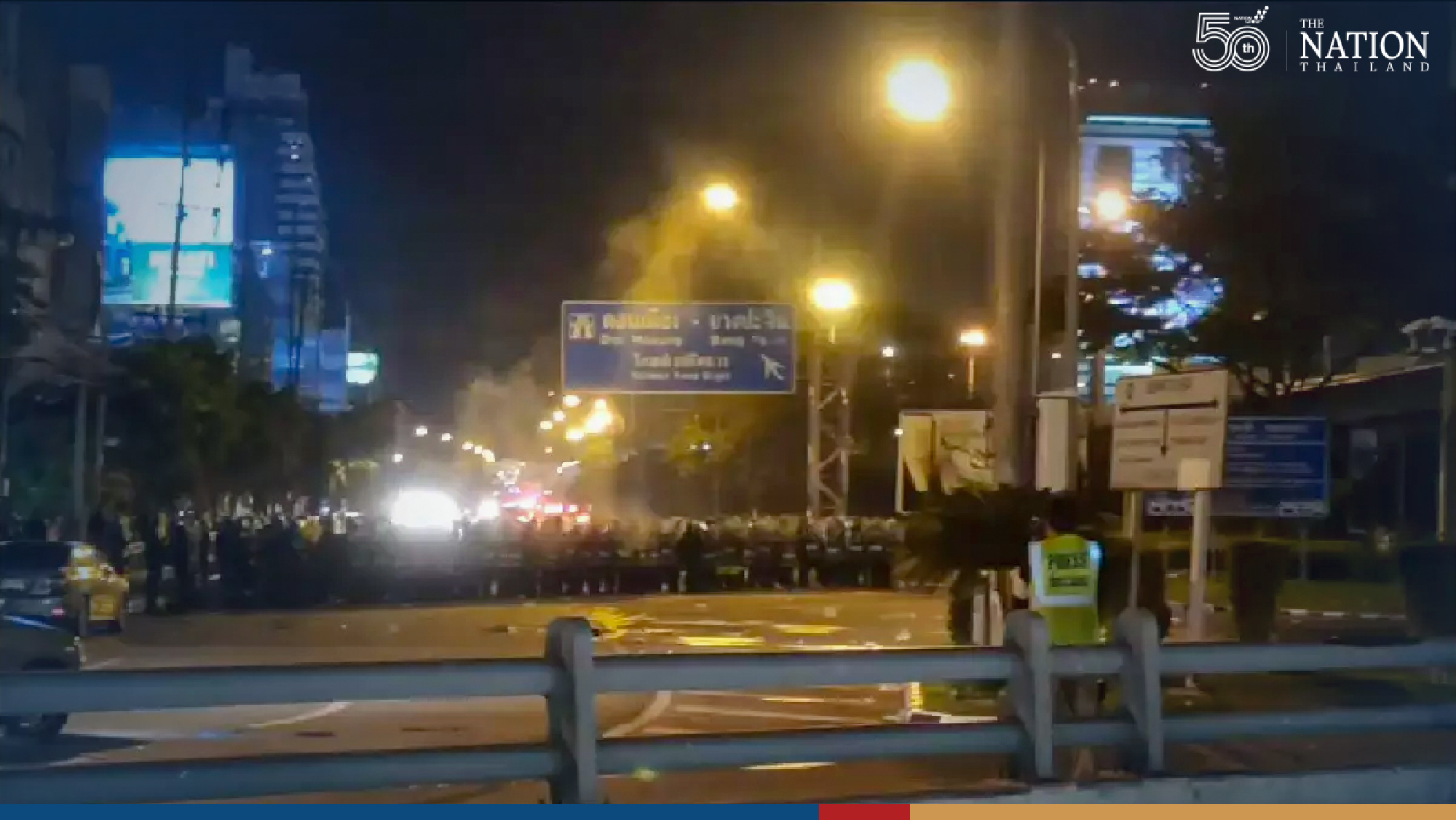 Some activists arrested as police and anti-government protesters clash in Bangkok