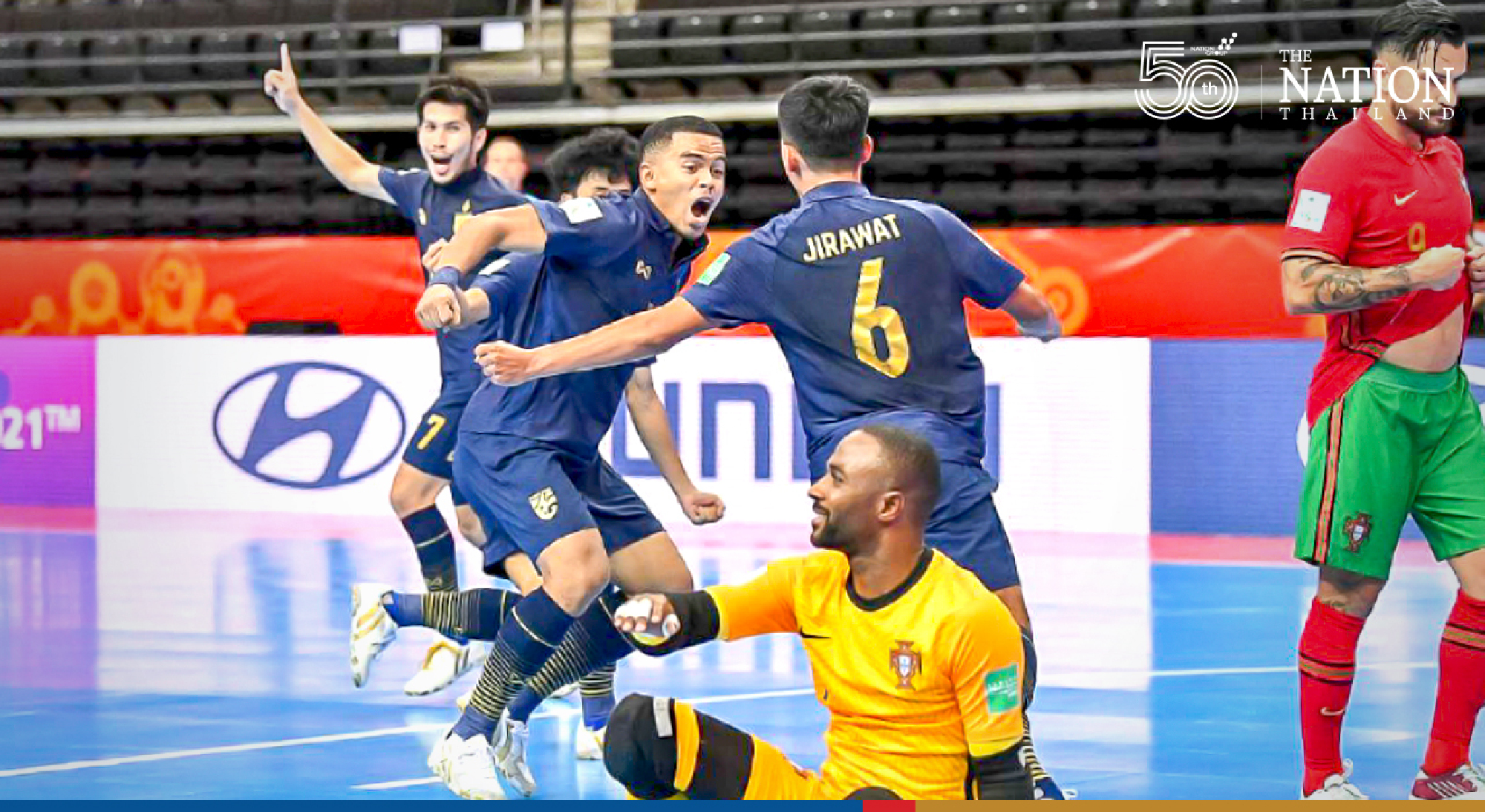 Thailand beaten by Portugal in futsal World Cup