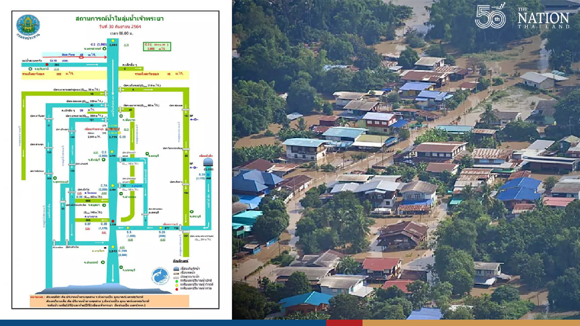 Bangkok, 7 provinces brace for floods as upstream dam exceeds capacity
