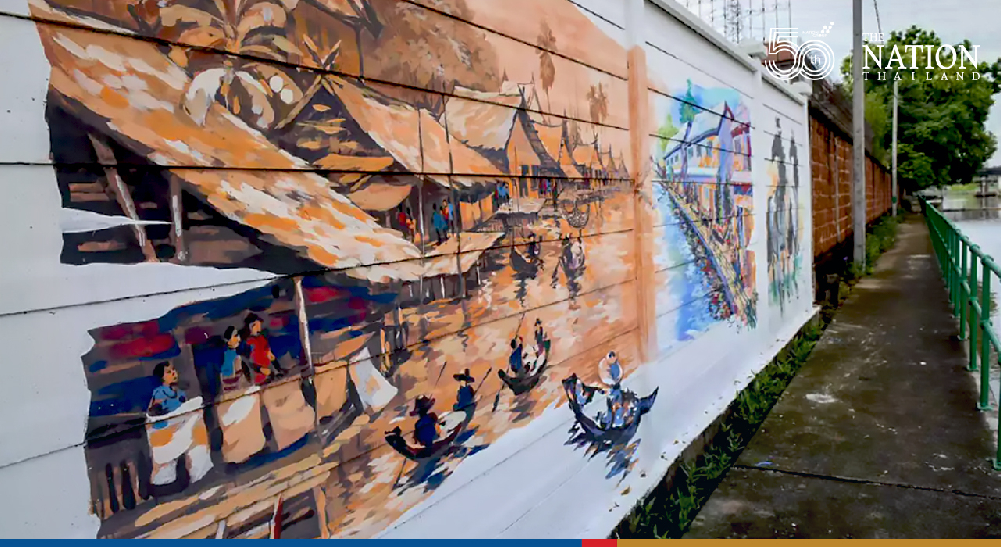 Street art ready to dazzle visitors to Prem Prachakorn canal