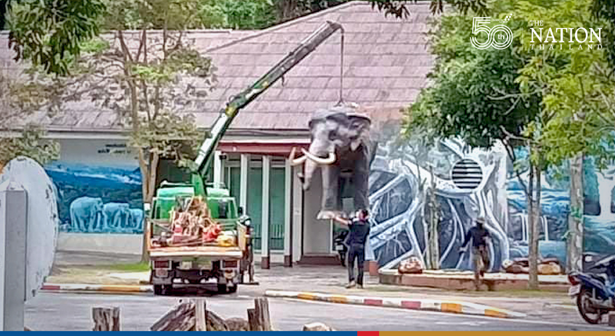 Khao Yai visitor centre’s guardian, Plai Ning, returns to its post