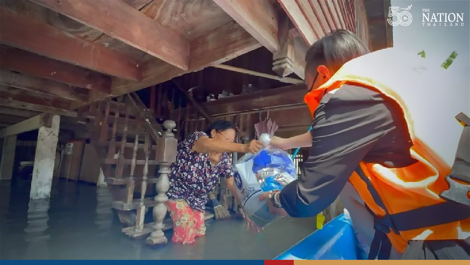 Nation CEO Shine leads mission to deliver survival bags to flood victims