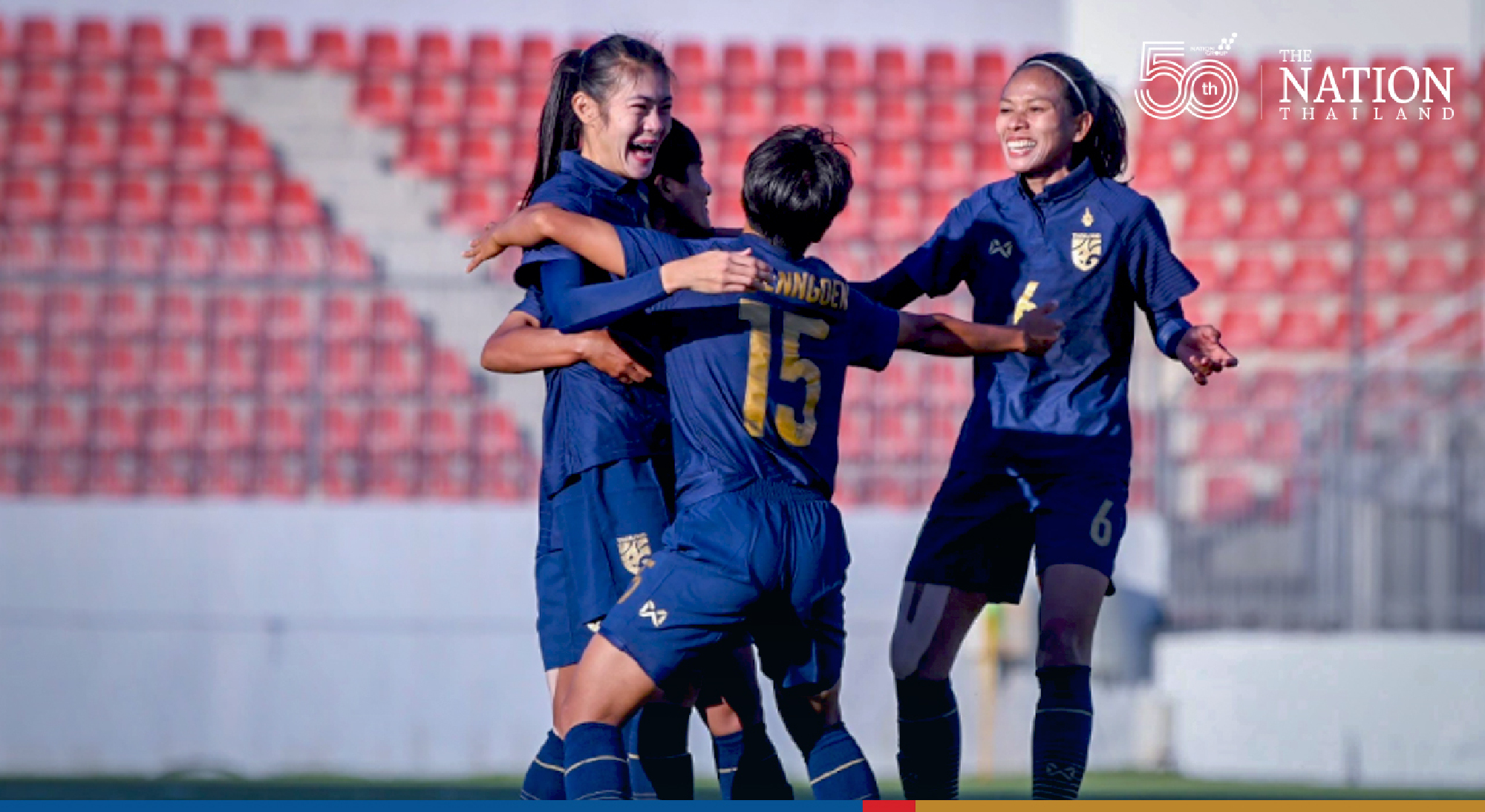 Thai women ride Irrawaddy hat-trick to qualify for Asian Cup finals
