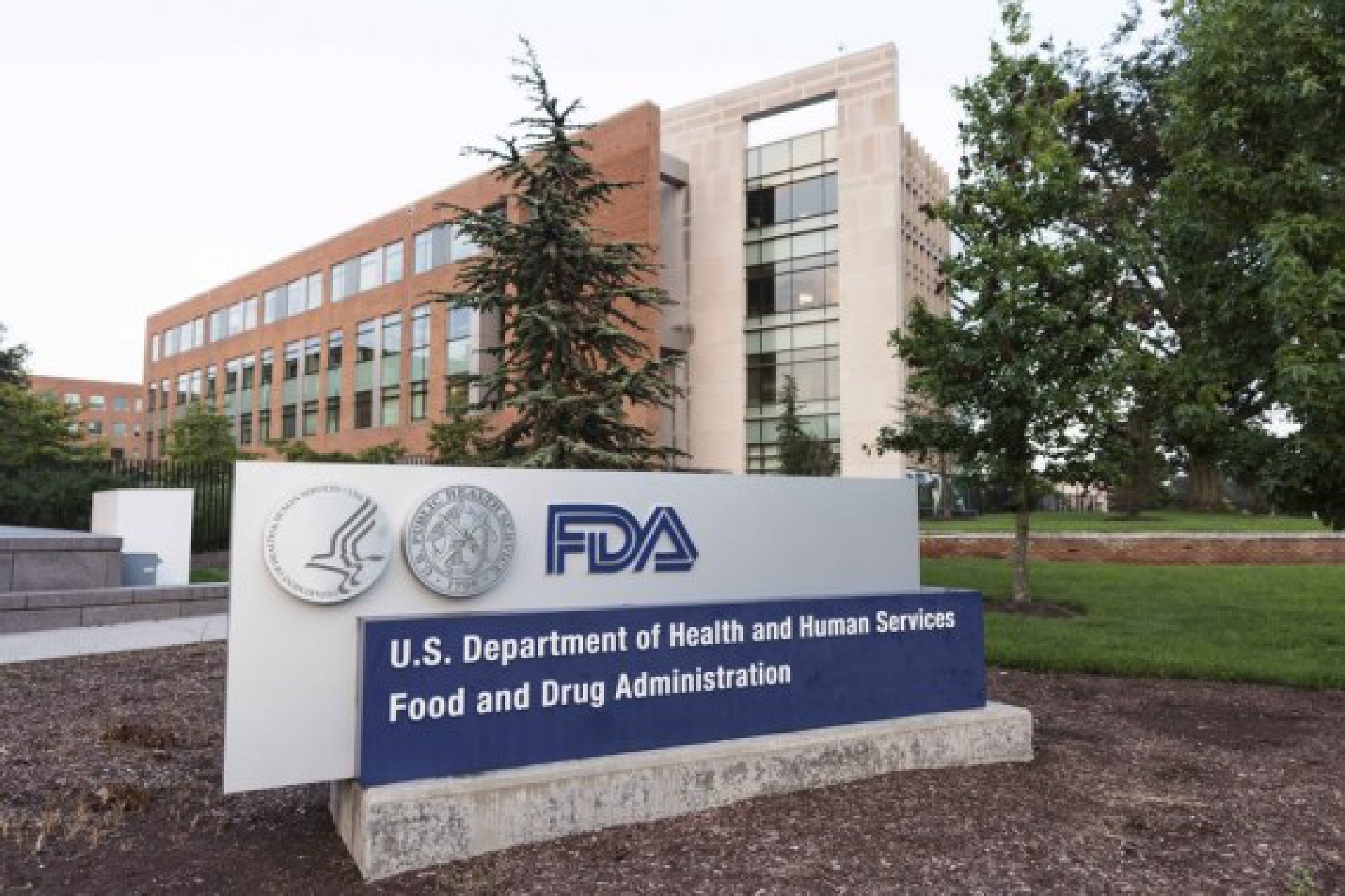 Photo taken on Aug. 23, 2021 shows the U.S. Food and Drug Administration in Silver Spring, Maryland, the United States. (Photo by Ting Shen/Xinhua)