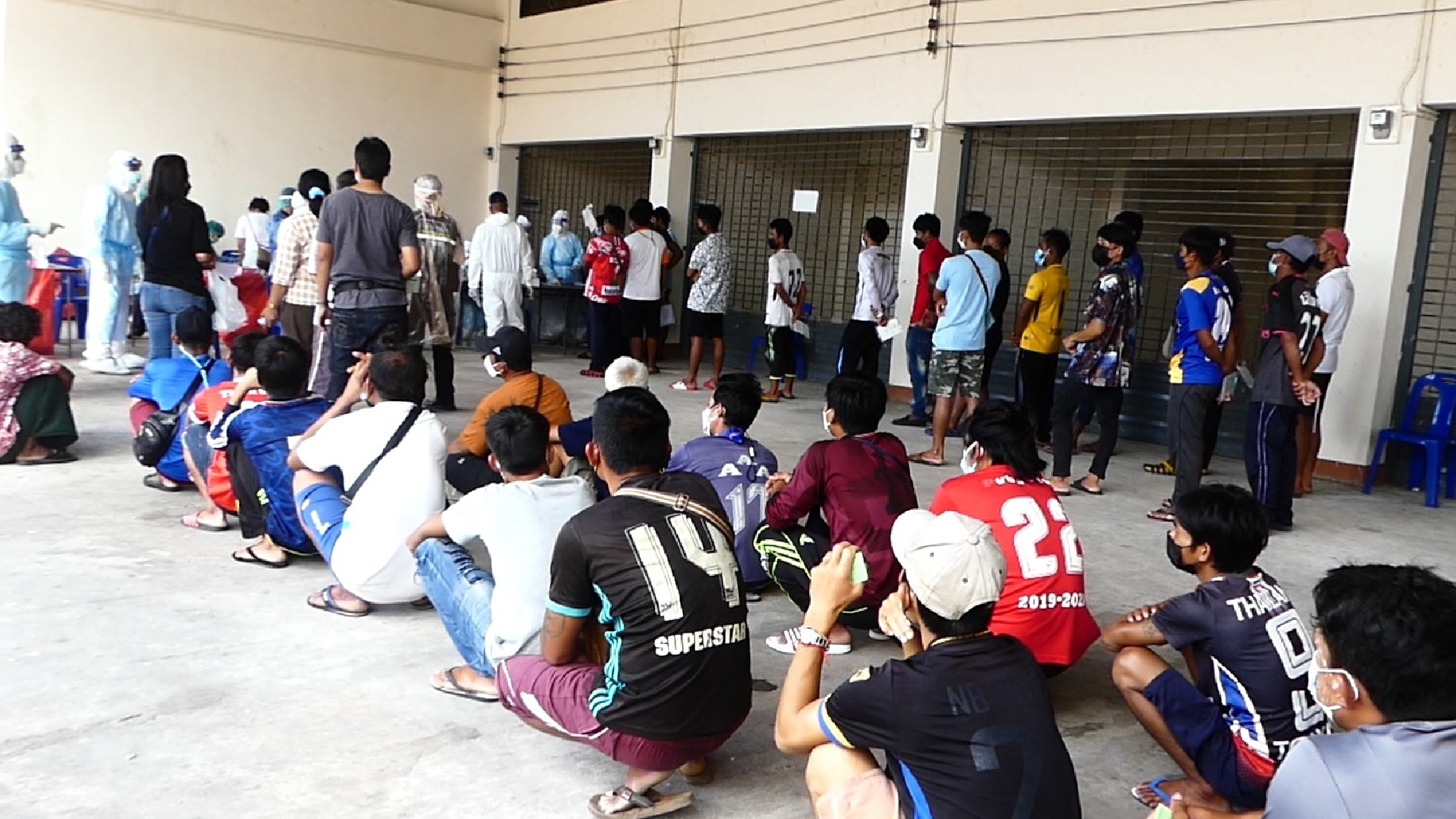 Chumphon launches Covid-19 testing for Thai and migrant fishermen