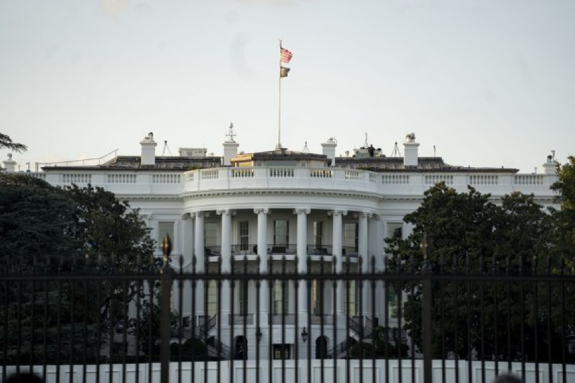 Photo taken on Sept. 3, 2021 shows the White House in Washington, D.C., the United States.