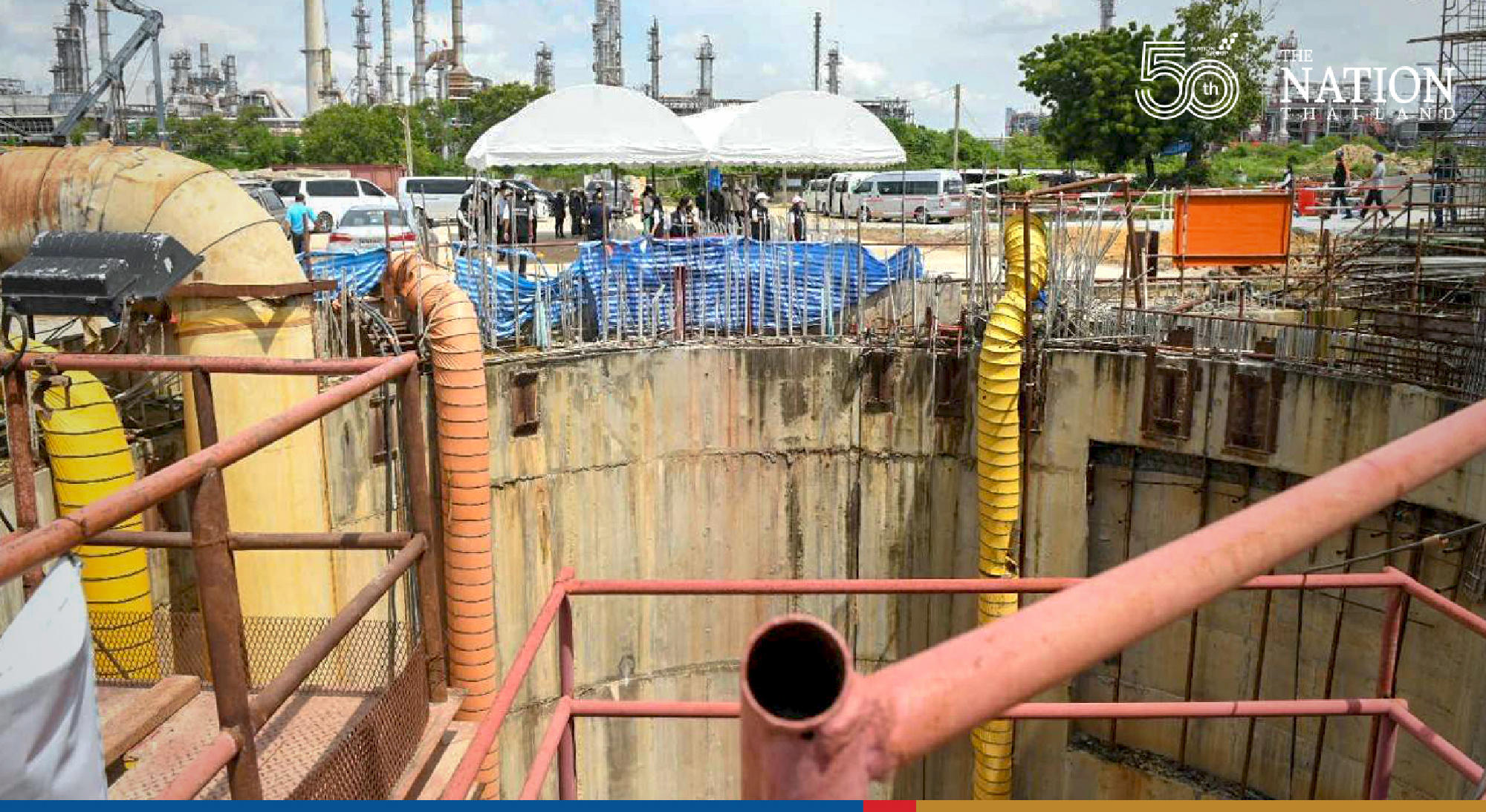 Giant Bangkok drainage tunnel almost 90% complete