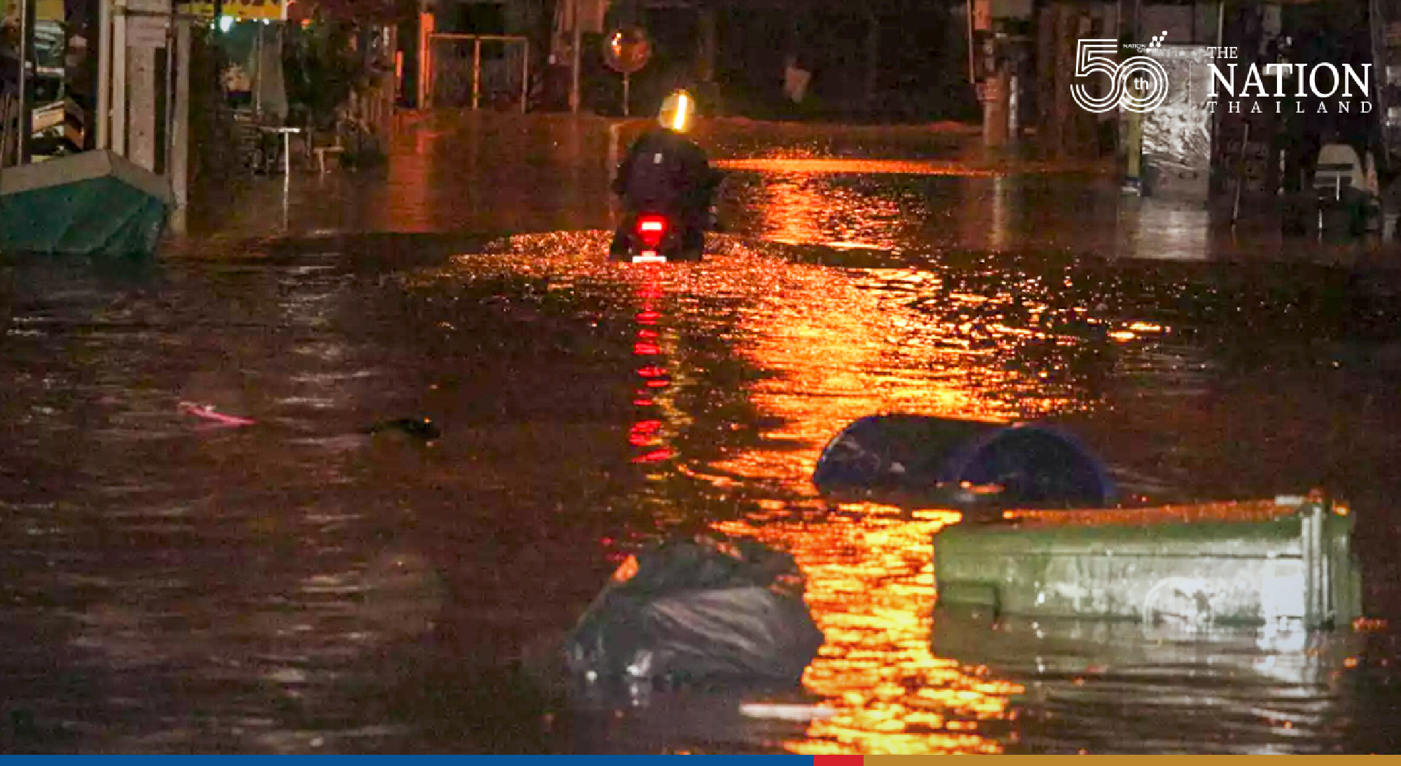 Heavy continuous rainfall inundates Pattaya, some parts of Chonburi