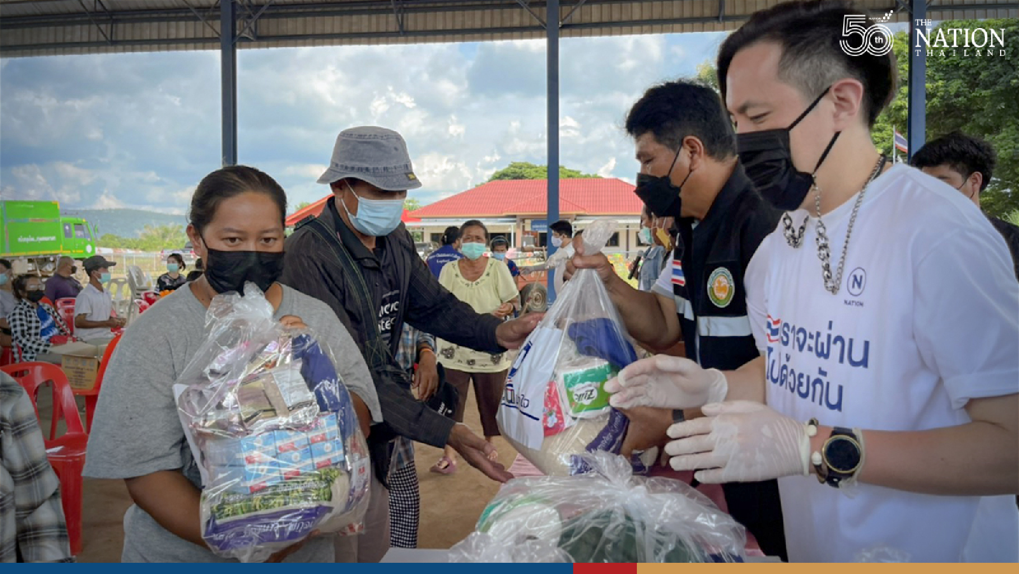 Nation CEO Shine leads mission to deliver survival bags to flood victims