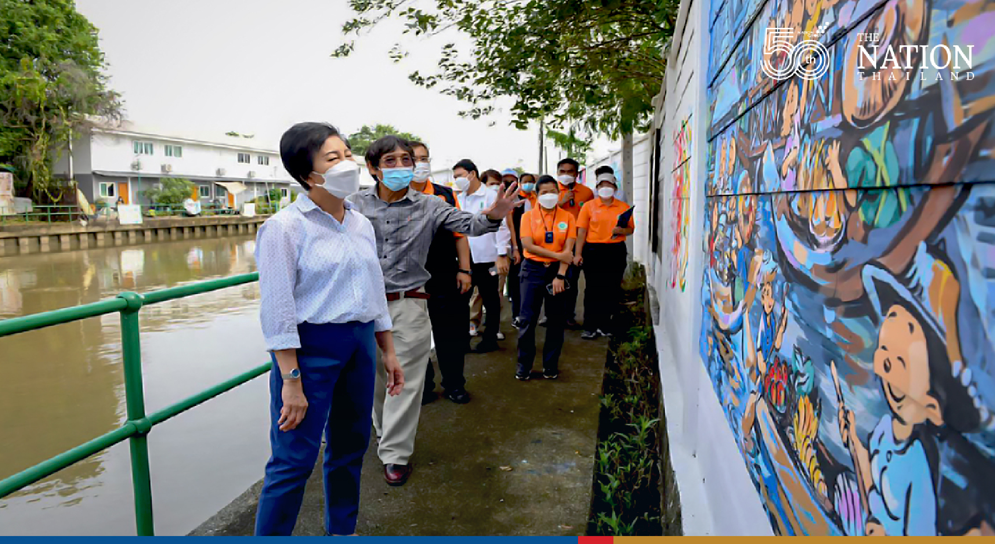 Street art ready to dazzle visitors to Prem Prachakorn canal