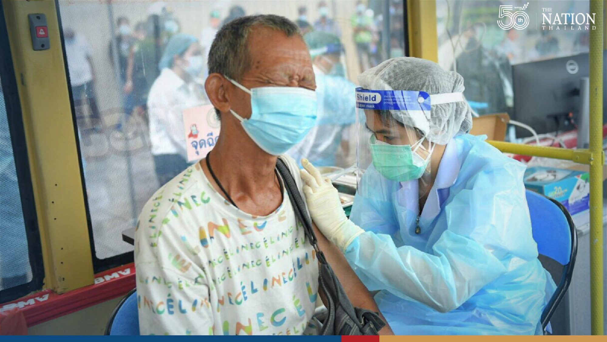 Jab bus rolls out to inject hope for homeless and vulnerable Bangkokians