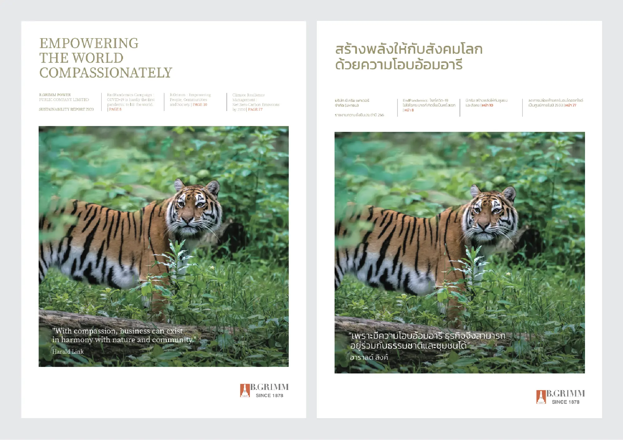 BGRIM named sole Asia Pacific winner of top ARC Award 2021 for sustainability report