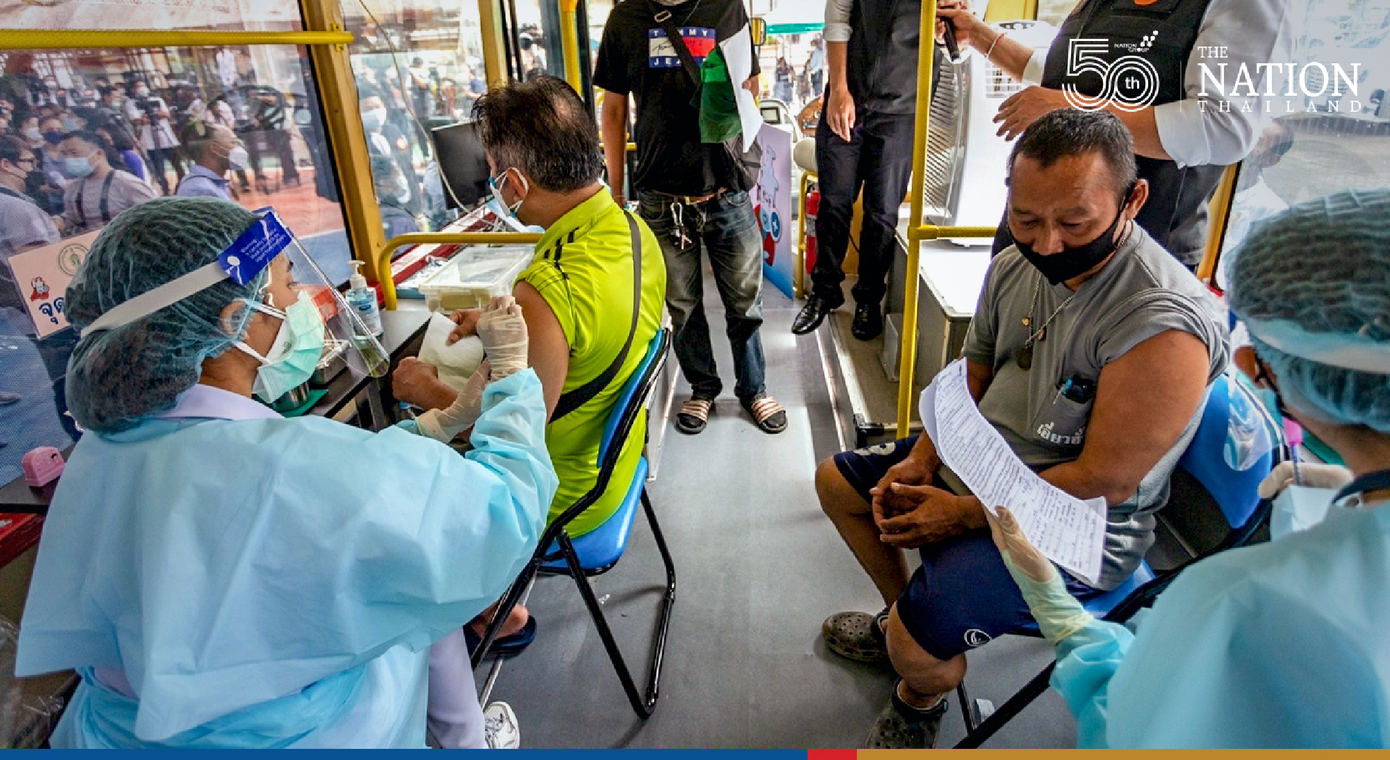 Vaccination buses roll out to protect at-risk Bangkokians