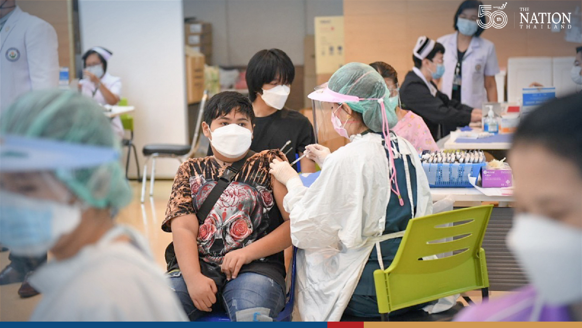 Almost half of registered vulnerable students jabbed in Bangkok