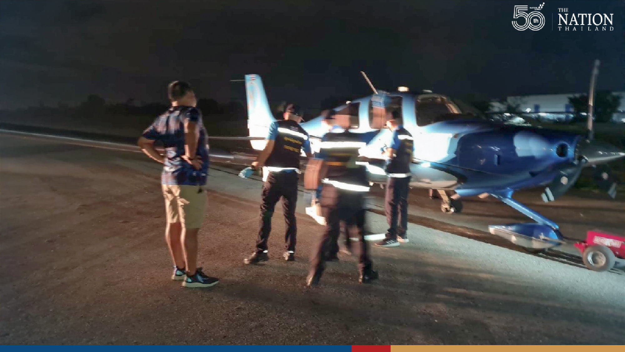 Small aircraft cuts man in half in freak accident in Lamphun