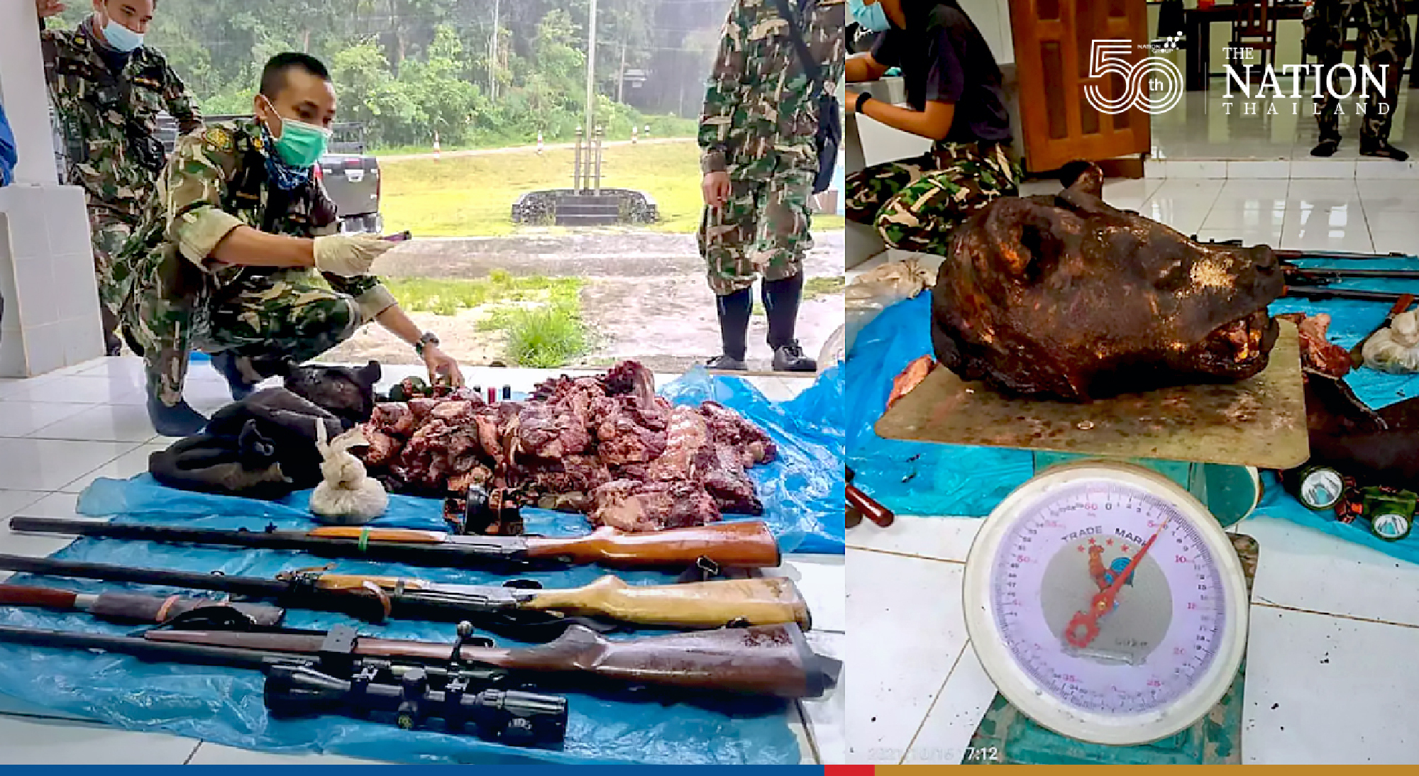 Tak sanctuary rangers nab 2 for illegal hunting