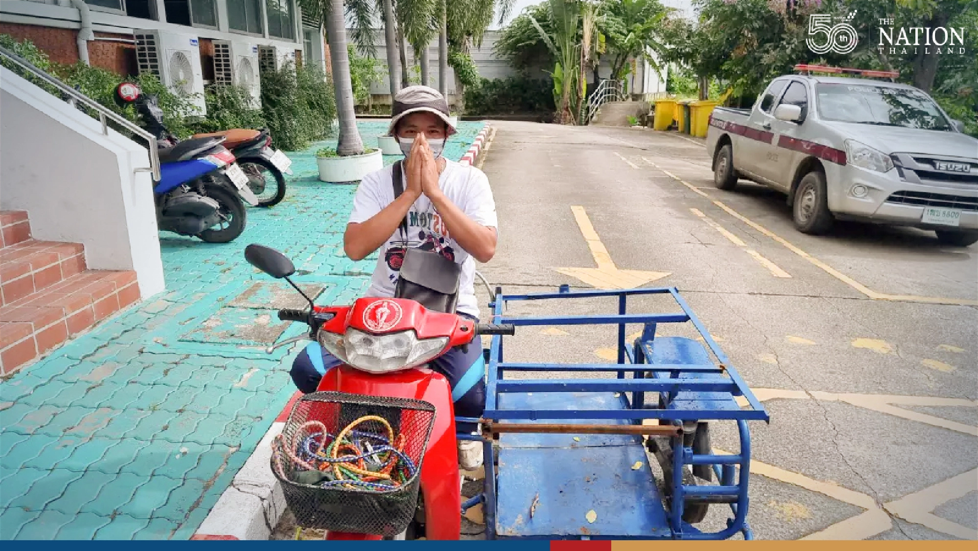 Bangkok construction worker hit with huge fines over ‘wheelie’