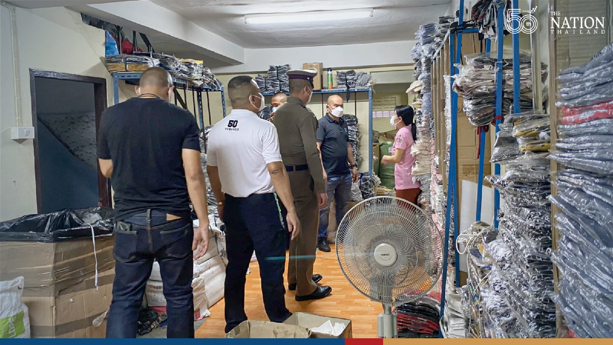 Chinese man nabbed in Bangkok with fake goods worth over THB16 million