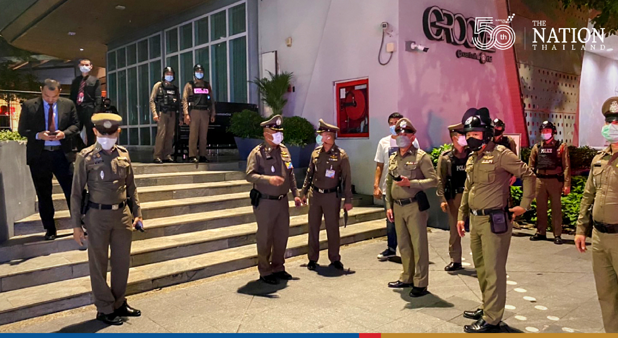 93 guests arrested as police raid music bar in Bangkok