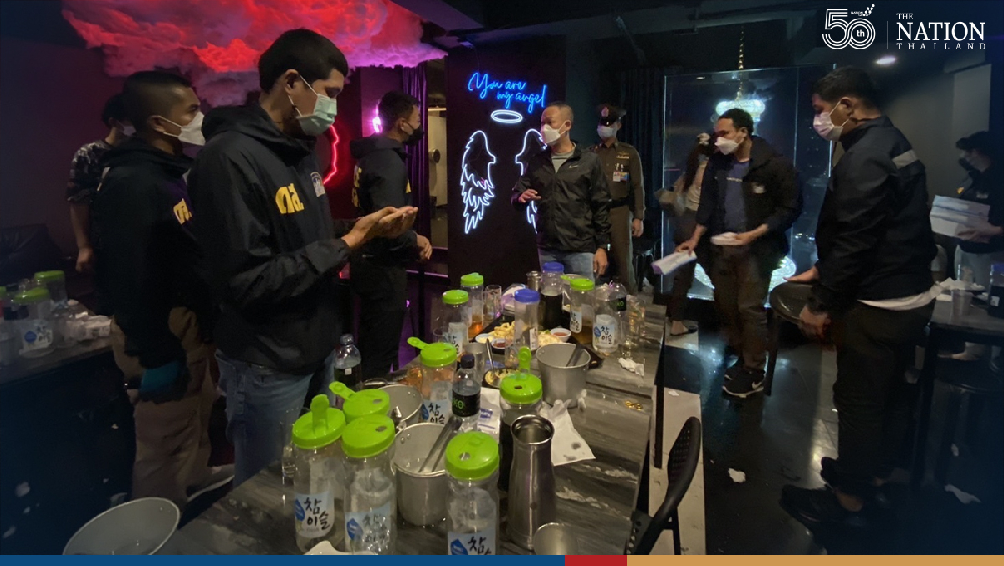 Police break up party at Bangkok restaurant, manager, 116 guests charged