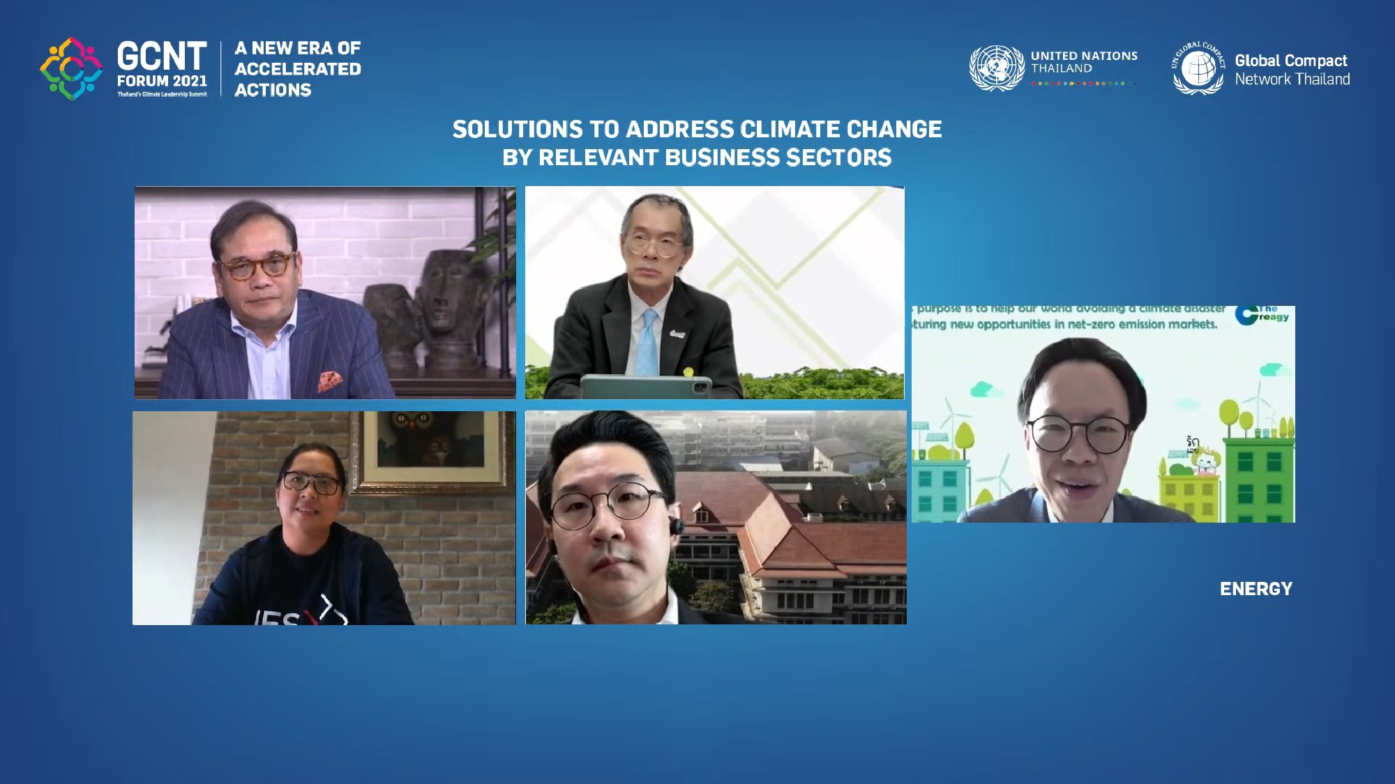 Five solutions to global warming from GCNT Forum 2021