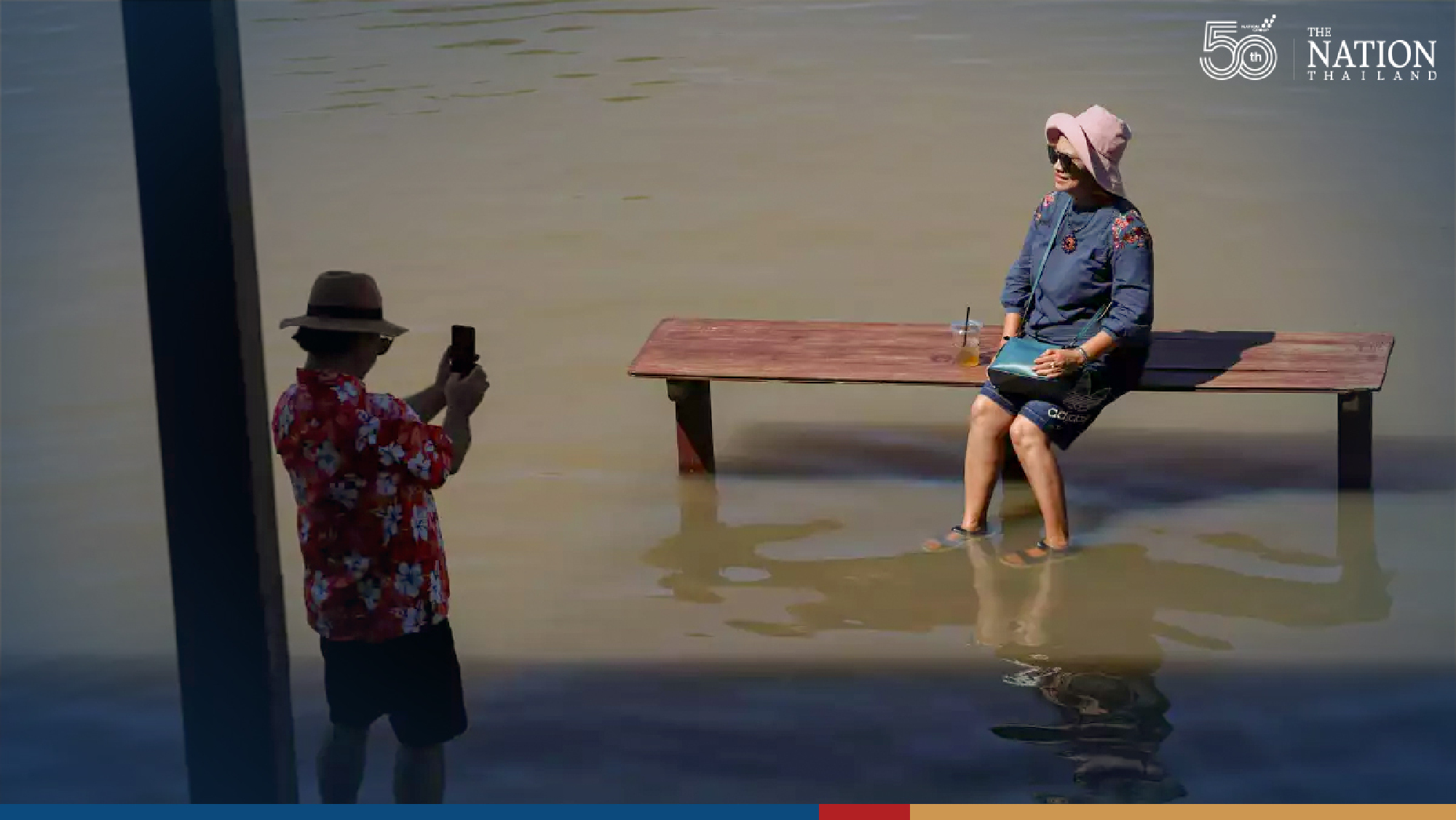 Ayutthaya resort owner makes floods into a tourist attraction