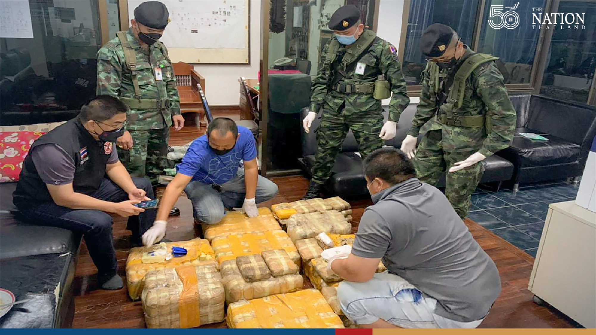 Haul of meth pills seized after Chiang Rai police chase