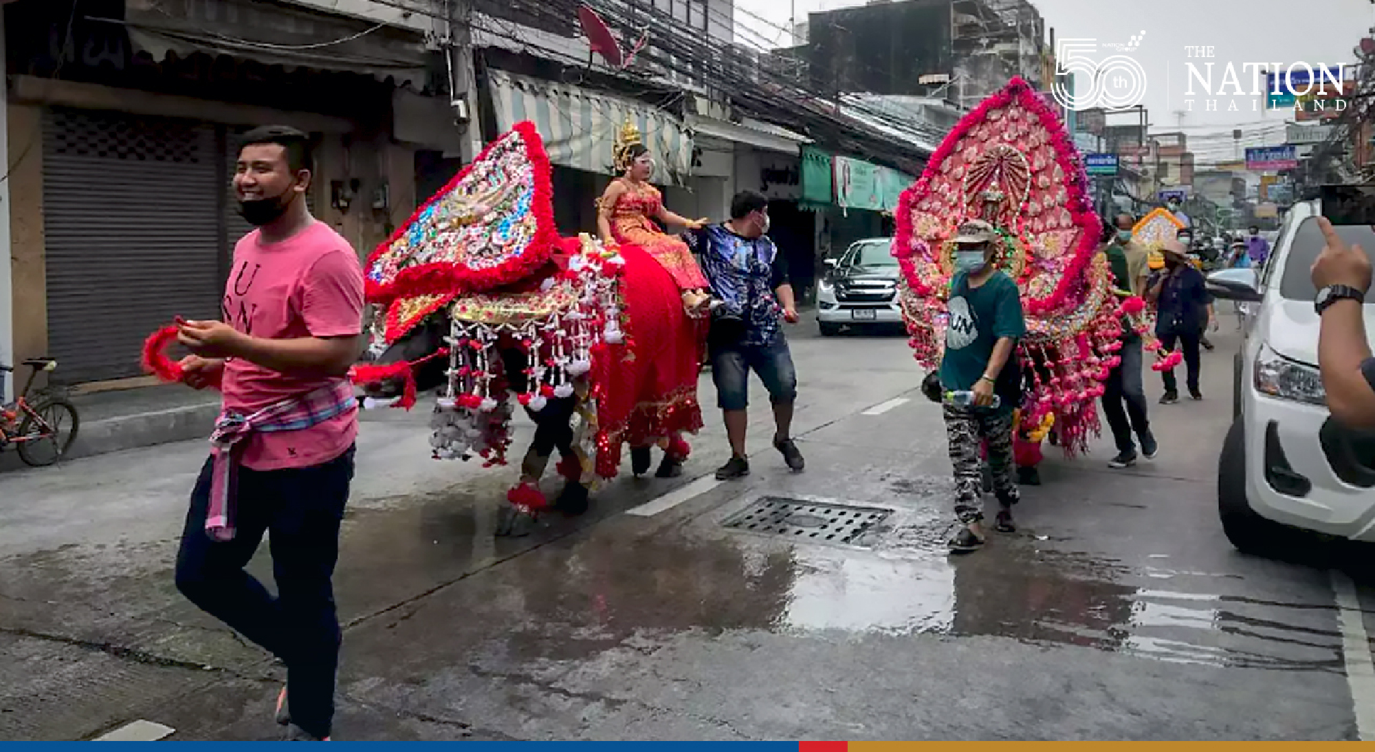 Chonburi cancels buffalo racing but maintains procession event of the festival