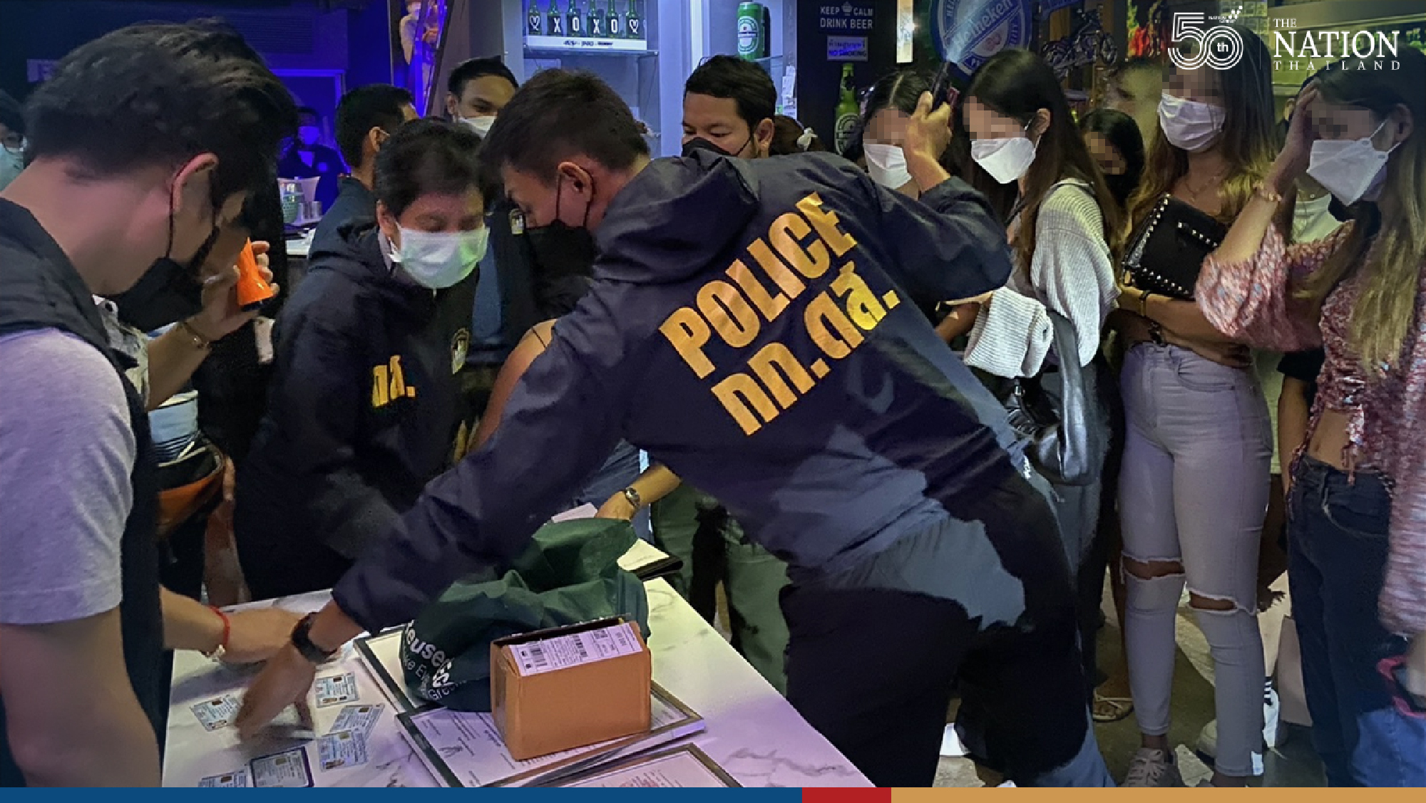 Police break up party at Bangkok restaurant, manager, 116 guests charged